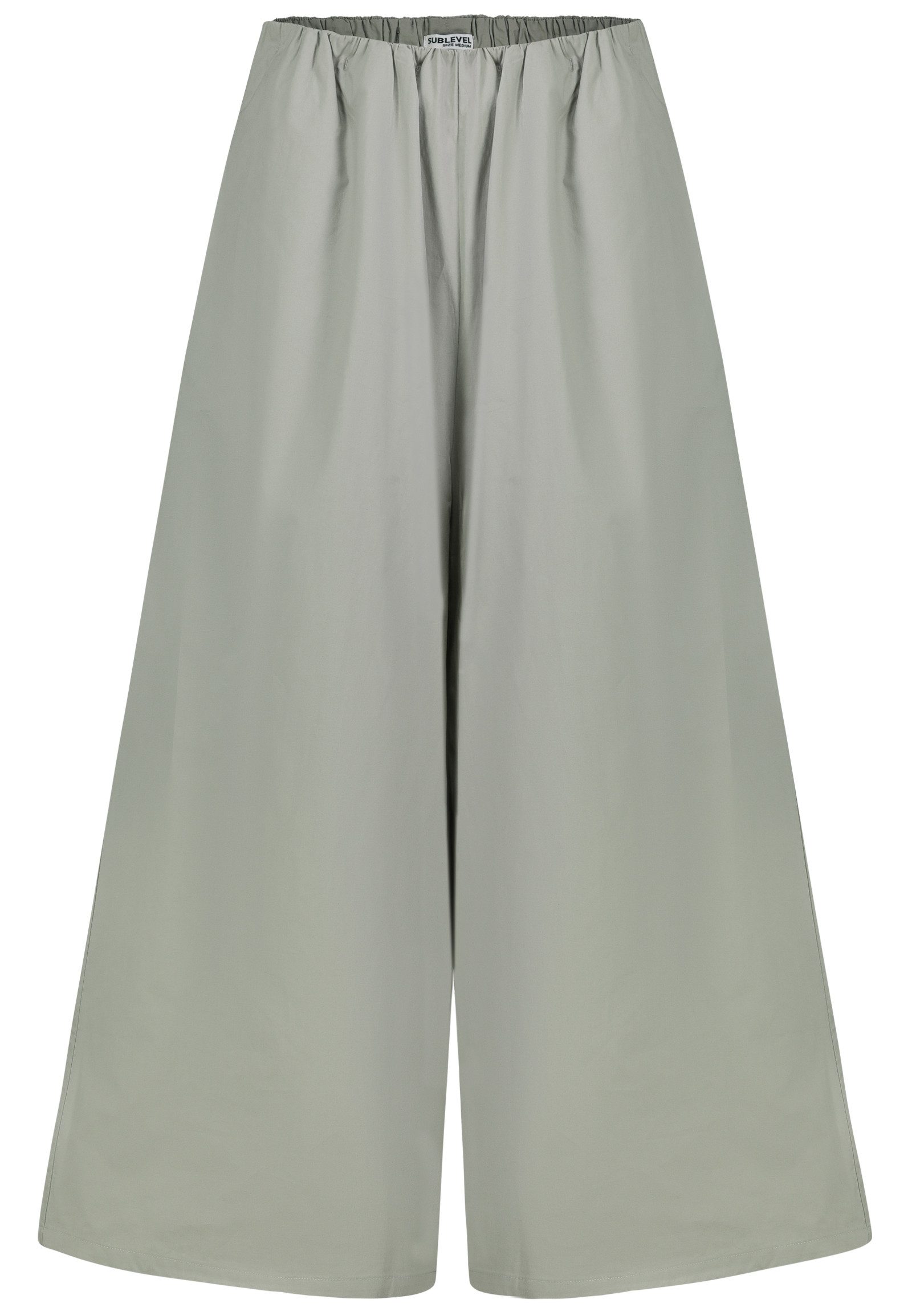 Stoffhose Damen Palazzohose mit weitem Bein