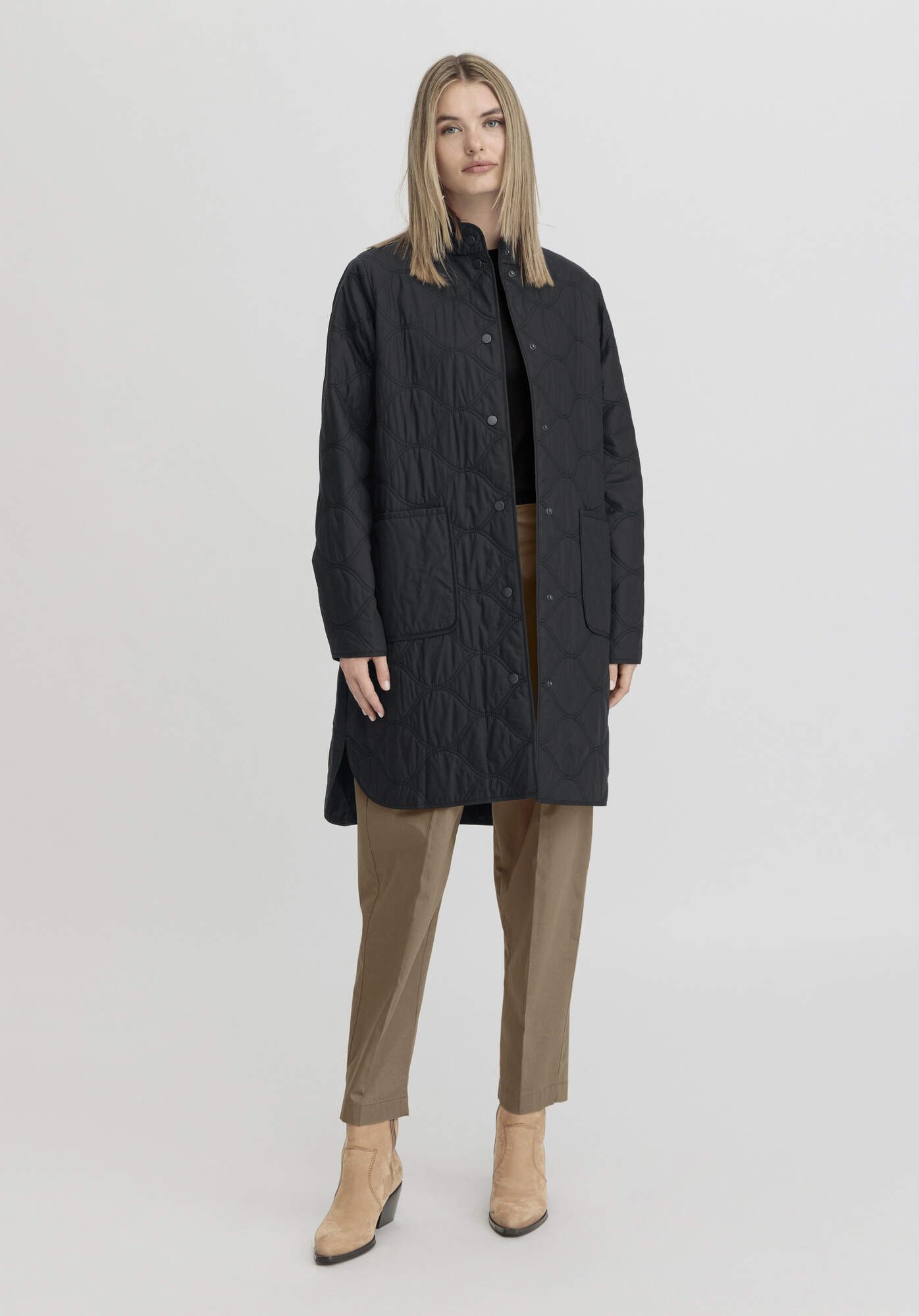 Hessnatur Wintermantel Nature Shell Relaxed mit innovativer Wattierung (1-t günstig online kaufen