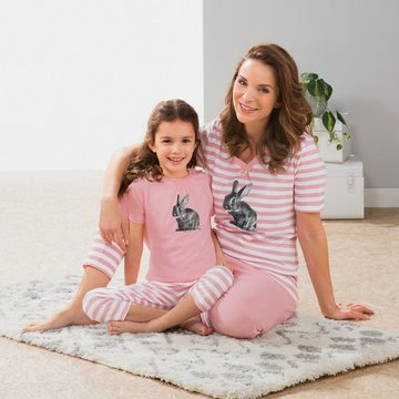 Erwin Müller Pyjama Kinder-Shorty Single-Jersey Streifen: Hose, gestric