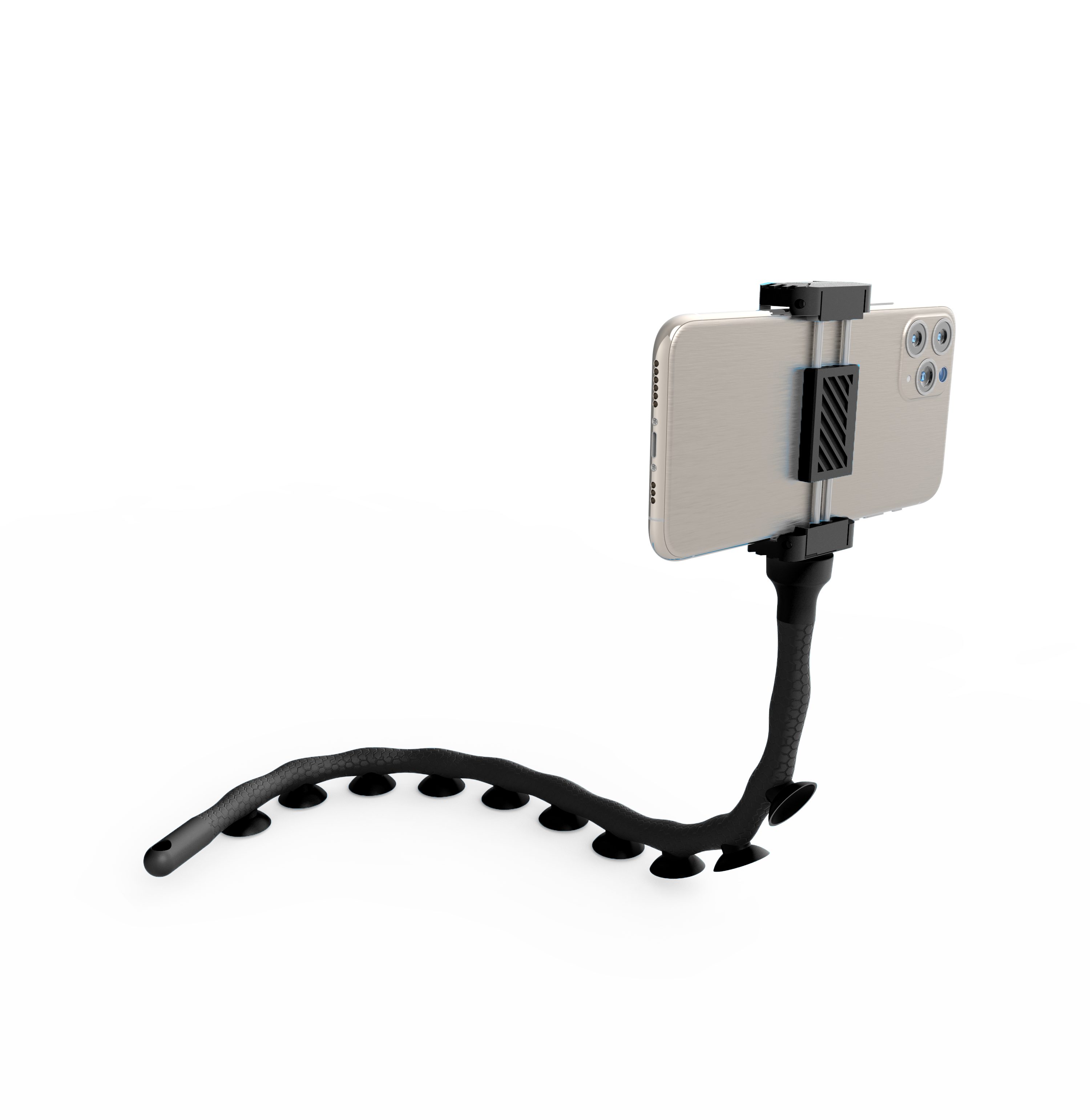 DigiPower Smartphone-Halterung Octopus, (mit Saugnäpfen, 51cm, Halt auf glatten Oberflächen)