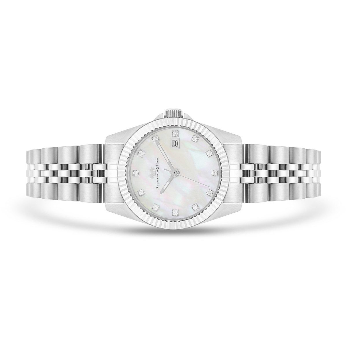 Rhodenwald & Söhne Quarzuhr Cassina silber, Armband aus Edelstahl günstig online kaufen