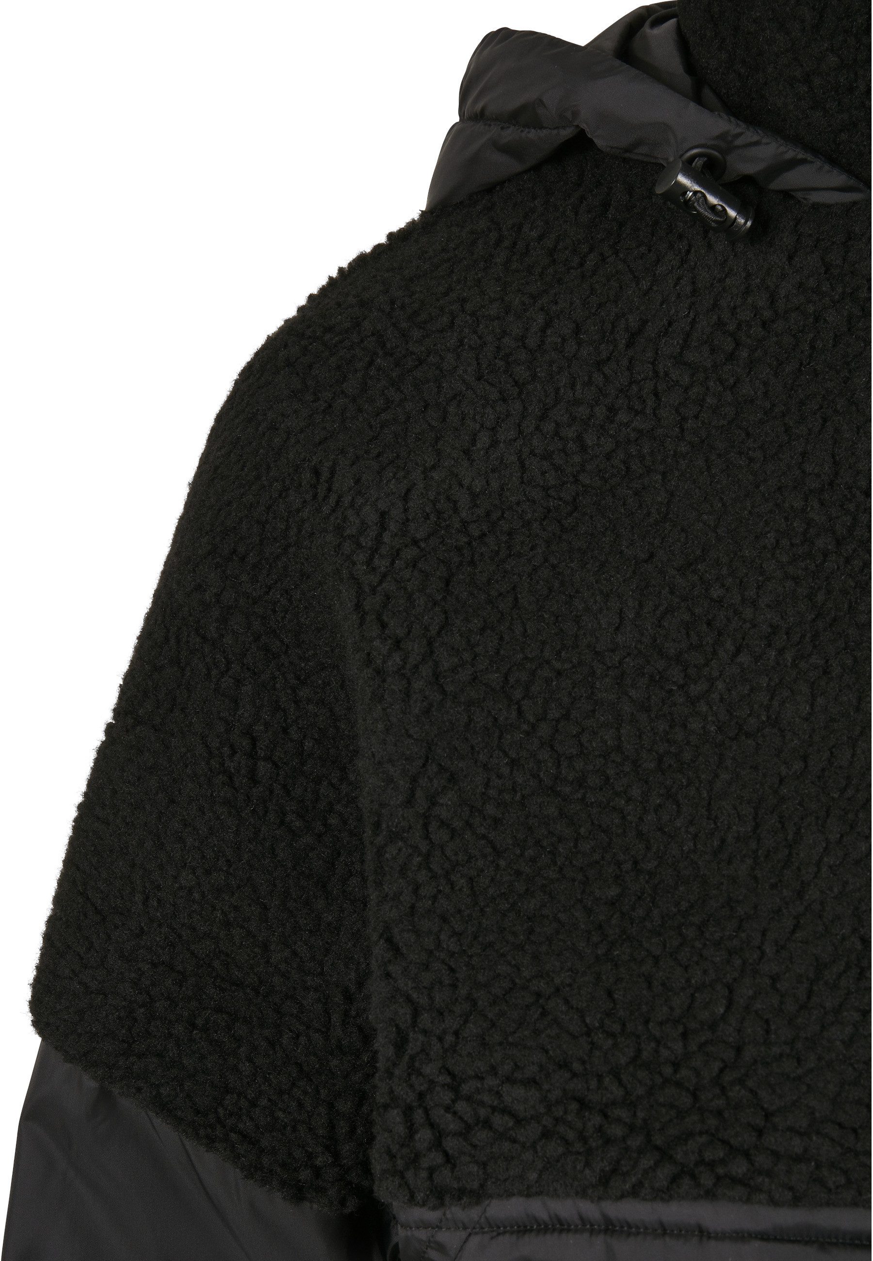 URBAN CLASSICS Winterjacke Urban Classics Damen Ladies Sherpa Mix Pull Over Jacket (1-St) – Bild 4 von 5