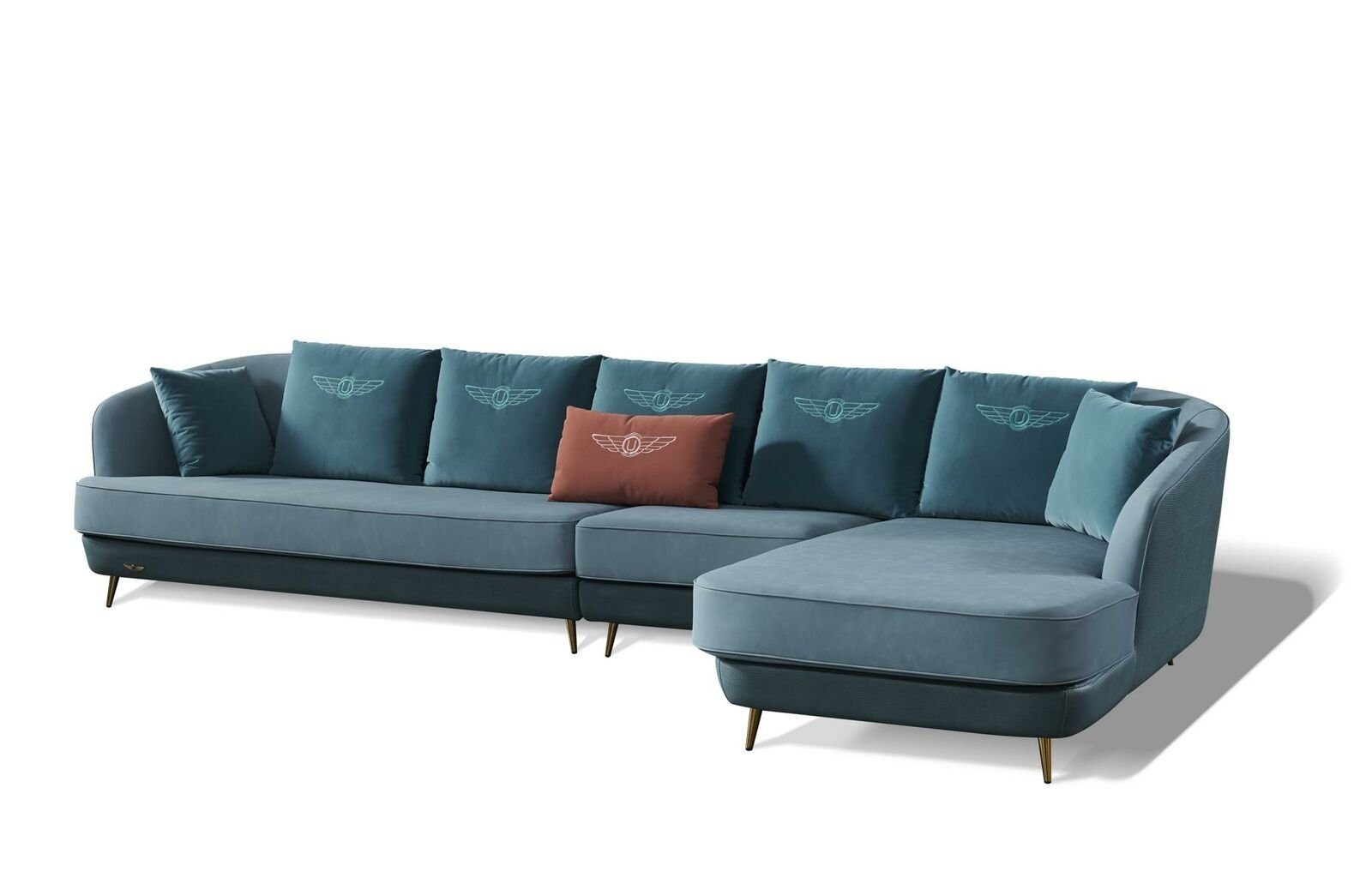 JVmoebel Ecksofa, Ecksofa Garnitur Sofa Design Modern Couch Wohnlandschaft