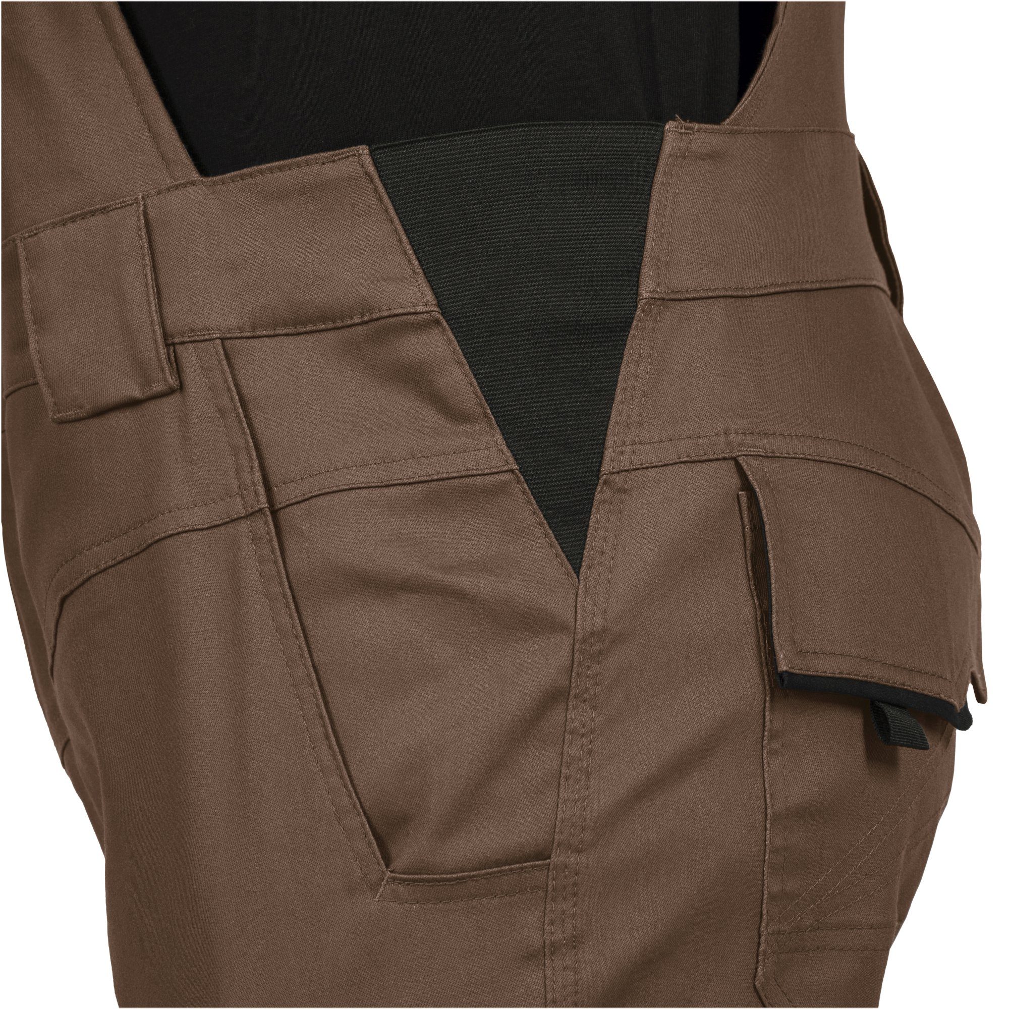 Leibwächter Arbeitslatzhose Herren Flex-Line Latzhose (Arbeitshose mit Keil im Schritt) mit Reflektoren – Bild 4 von 5