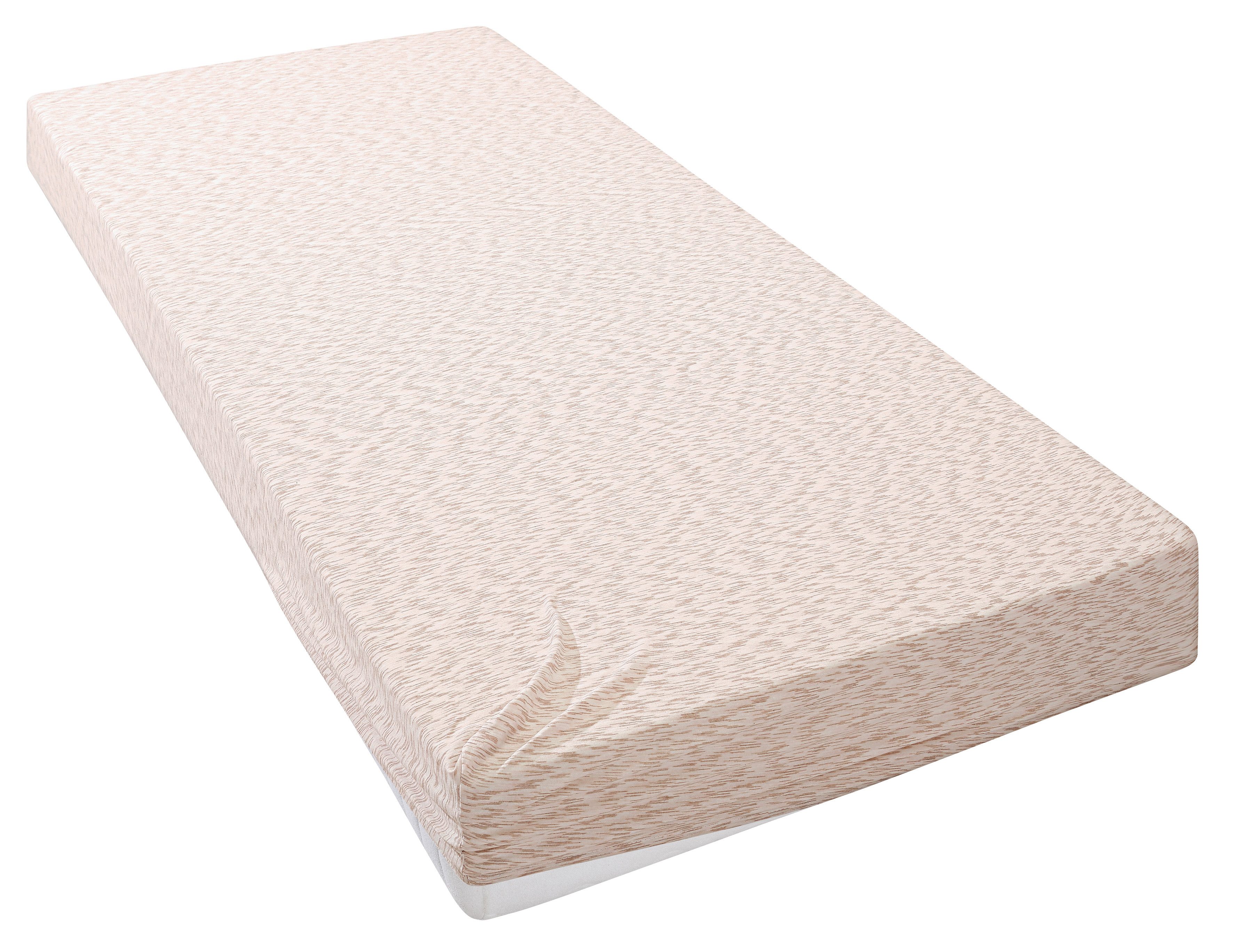 OTTO home Spannbettlaken Strawberry in Gr. 90x200, 140x200 oder 180x200 cm, Polycotton, Gummizug: rundum, (1 Stück), für Matratzen bis 18cm Höhe, Spannbetttuch, Baumwollmischung