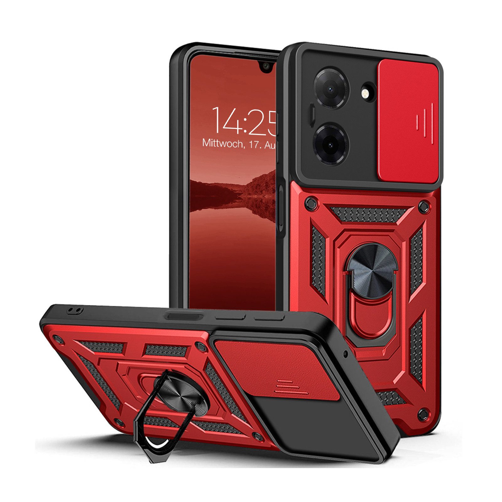 Tec-Expert Handyhülle Outdoor Cover Hülle für Xiaomi Redmi A5 6.88 Zoll, 6.88", Premium Hülle mit Kameraschutz aus verstärktem Polycarbonat