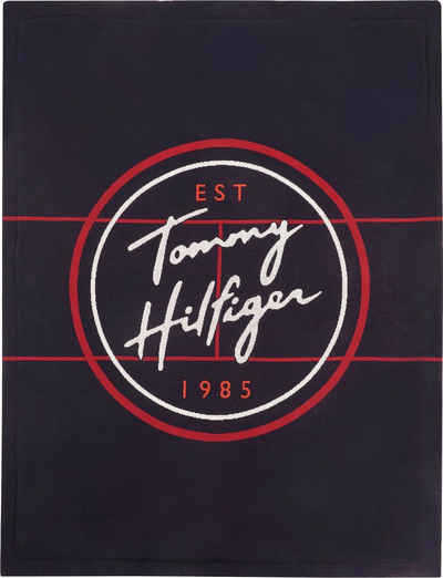 Plaid »Circular Graphic«, Tommy Hilfiger, mit rundem Tommy Hilfiger Logo