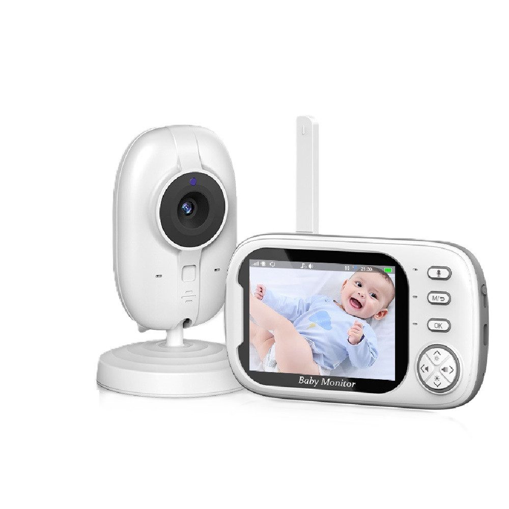 Video-Babyphone Babyphone,Babymonitor mit 3.5"LCD Bildschirm 360° Blickwinkel Kamera