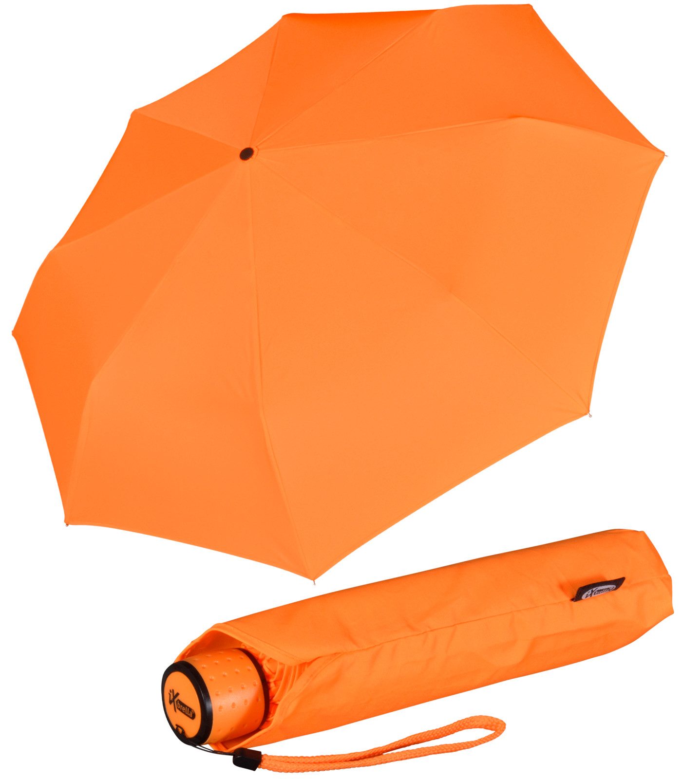 iX-brella Taschenregenschirm Mini Ultra Light - sehr leicht, mit großem Dach, manueller Öffnungsmechanismus, kräftige Farben