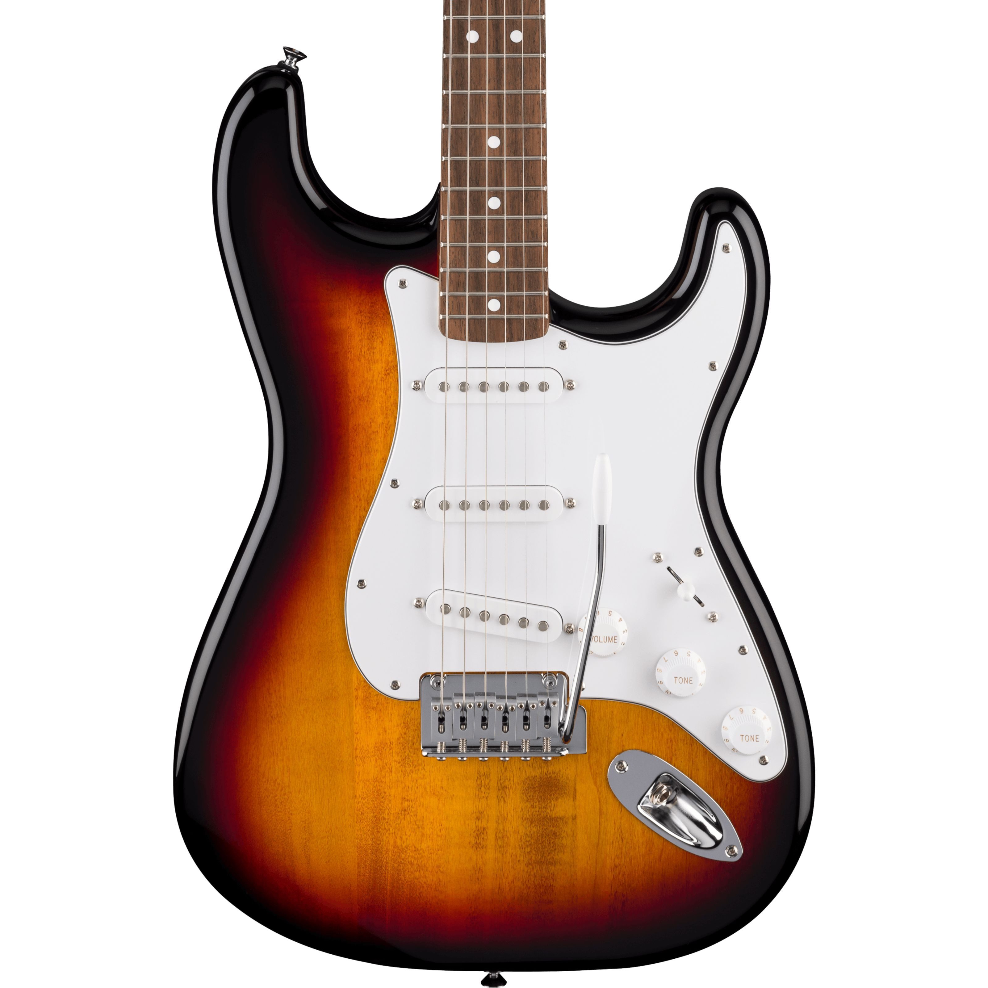 Fender E-Gitarre, E-Gitarren, ST-Modelle, Standard Strat LRL 3-Color Sunburst - E-Gitarre