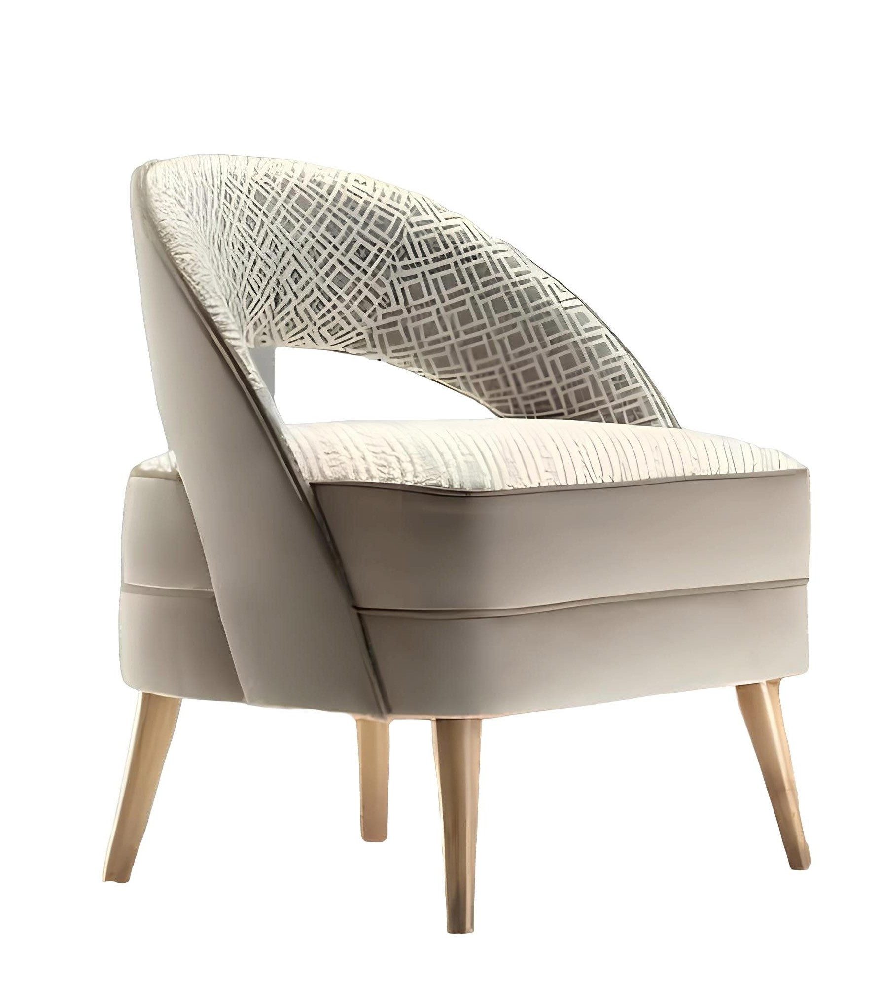 Xlmoebel Loungesessel Neuer ein-sitziger Holz-Sessel im Art-déco-Stil für Erwachsene (1-St., Кресла), Hergestellt in Europa