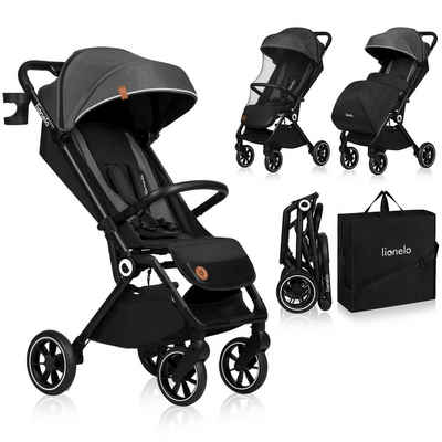 lionelo Kinder-Buggy CLOE, Alu– nur 8,2 kg/ bis zu 22 kg /Airline-Gepäck (PREMIUM) AUTO-FOLDING