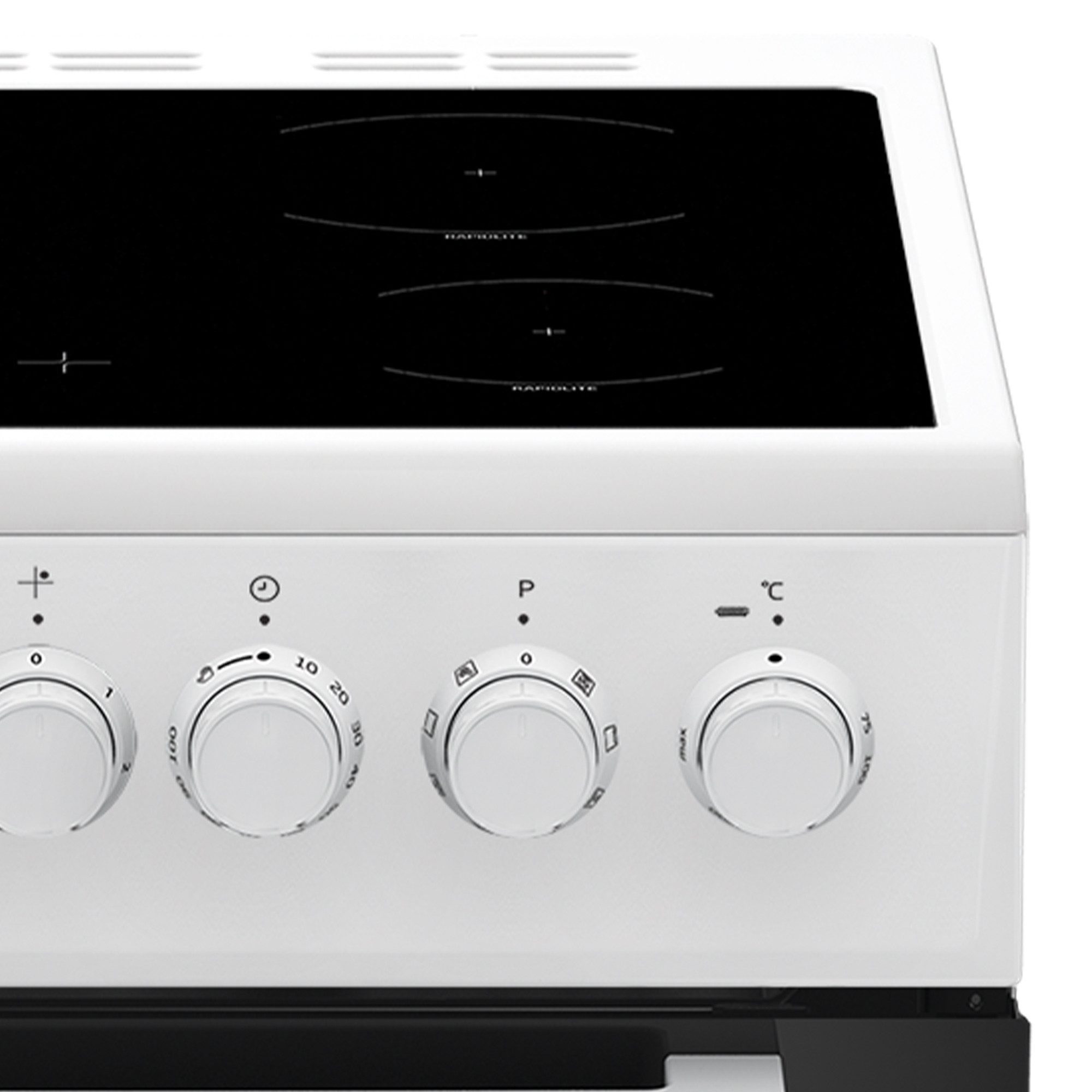 BEKO Elektro-Standherd FSM57100GW, Simple Steam Reinigungsfunktion, Abnehmbare Backofentür – Bild 5 von 5