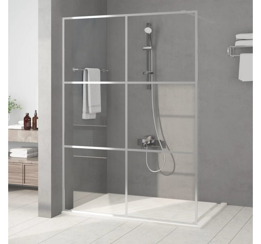Thumbnail - vidaXL Duschwand, Duschabtrennung für Begehbare Dusche Silbern 140x195 cm ESG-Klarglas
