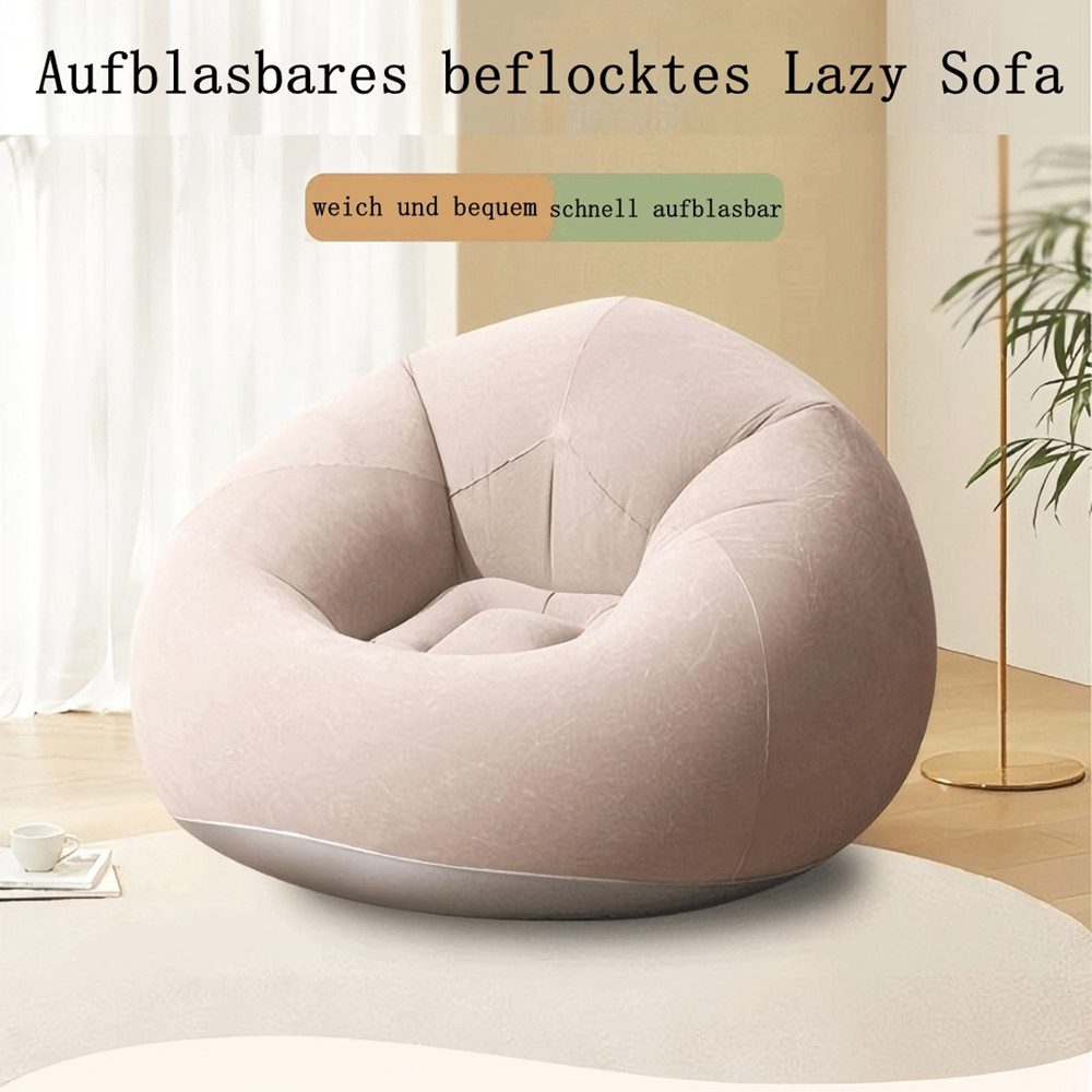 SIKAINI Luftsofa Aufblasbares beflocktes Loungesofa, (Schnell günstig online kaufen