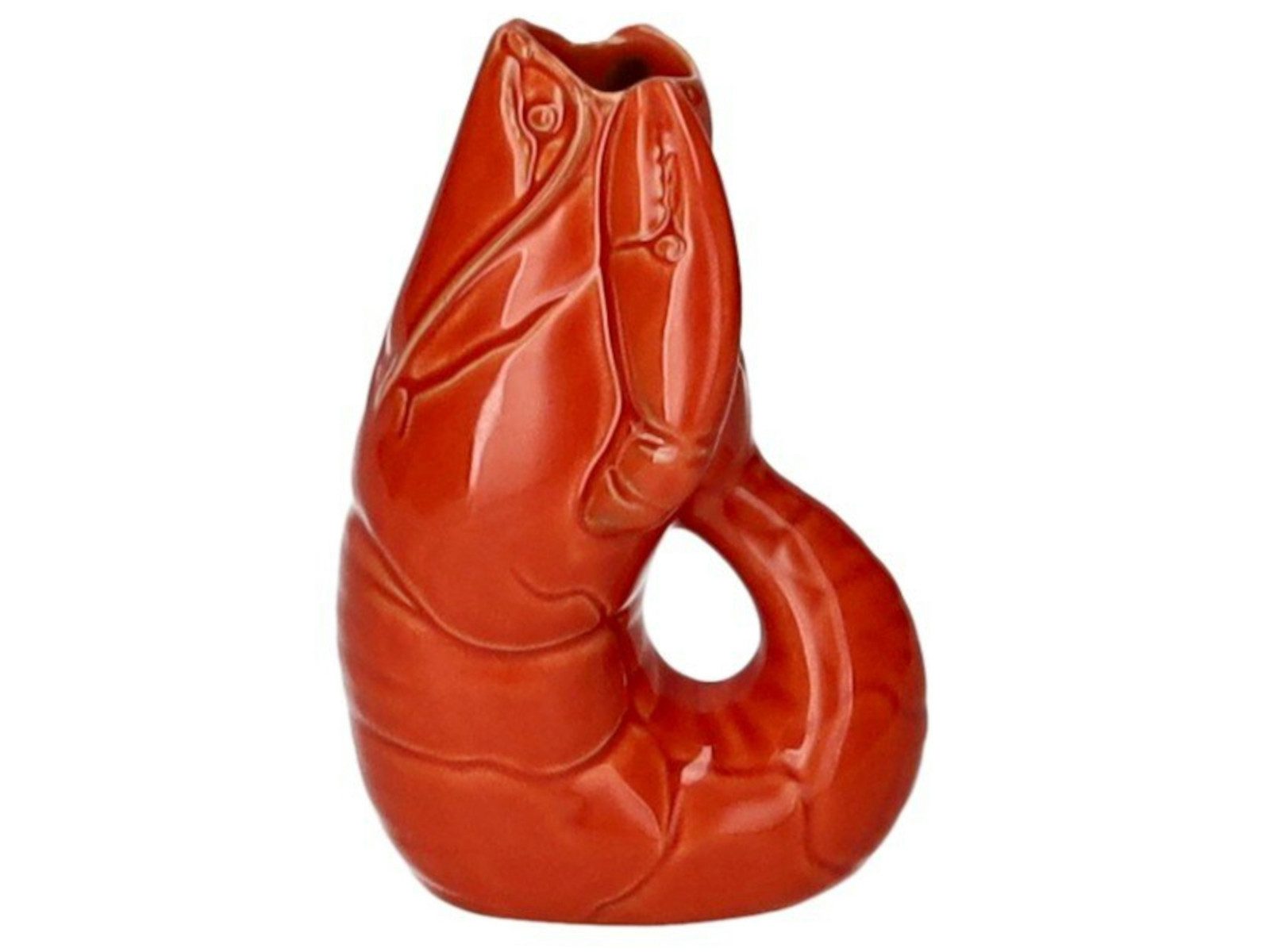 Giftcompany Dekovase Madame Crevette Hummer Vase XS orangerot 14cm (Vasen)