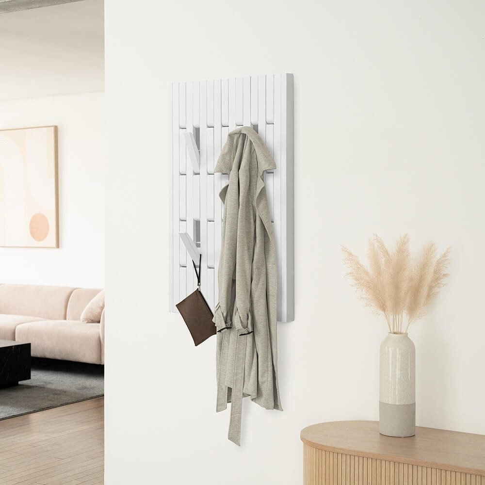 HOME DELUXE Garderobe Garderobenpaneel QUEST 55 x 4 x 105 cm, Aus Kautschuk günstig online kaufen