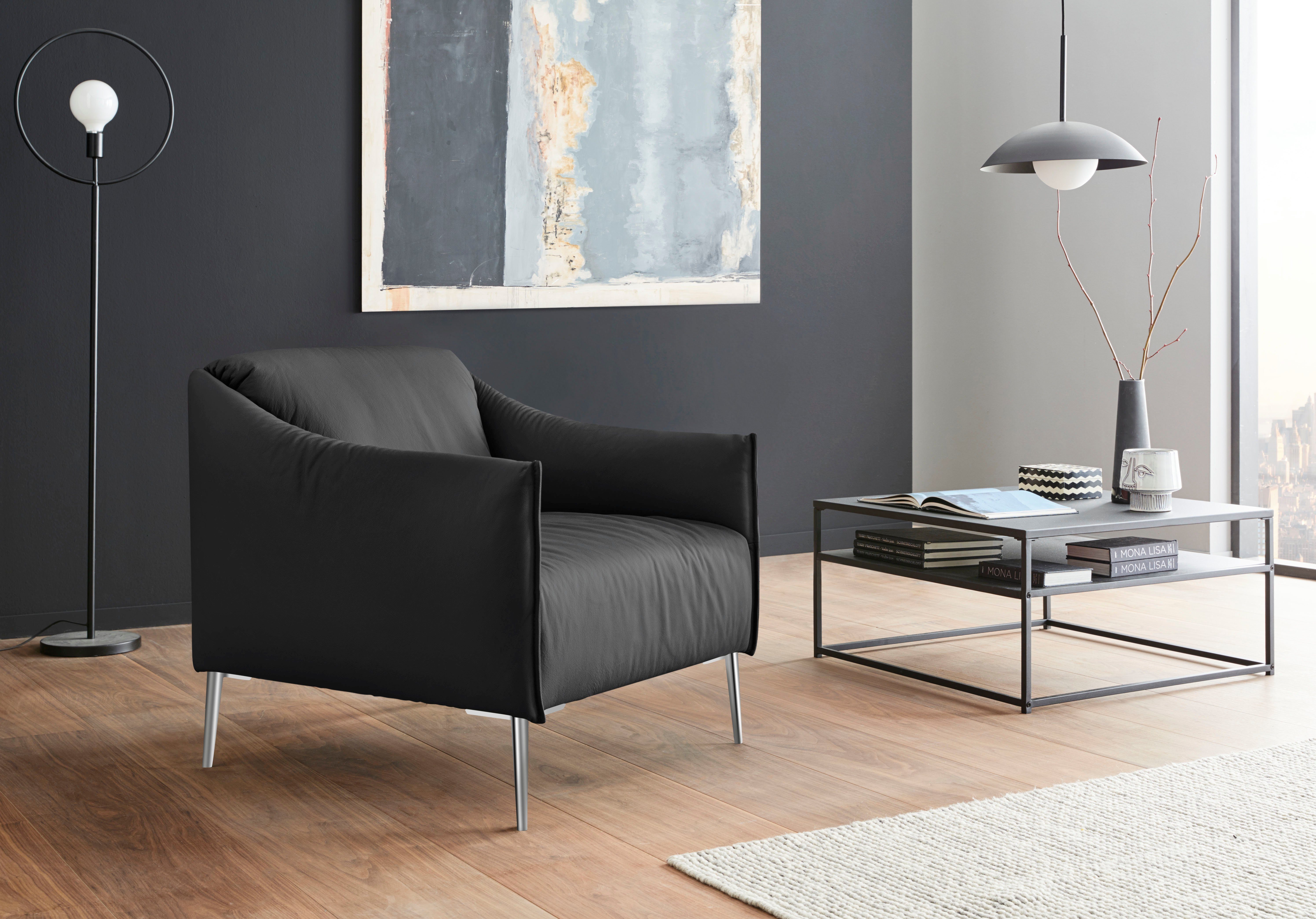 W.SCHILLIG Кресла sally, mit Metallfüßen in Chrom glänzend