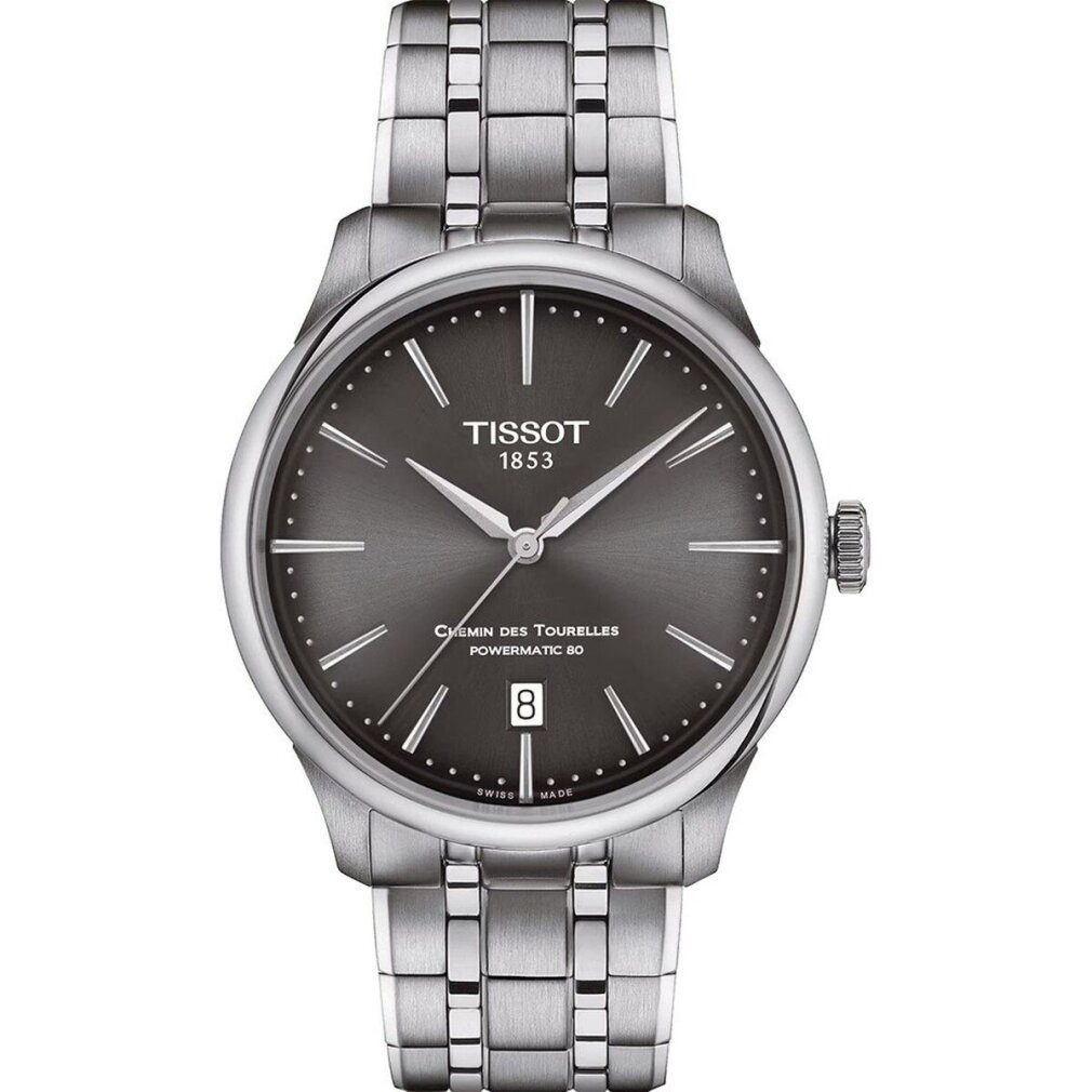 Tissot Luxusuhr Herrenuhr CHEMIN DES TOURELLES POWERMATIC 80 (39 mm)