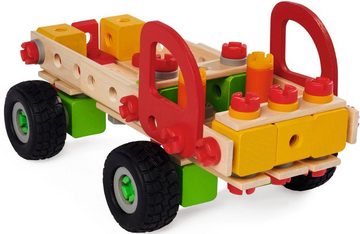 Eichhorn Konstruktionsspielsteine Constructor, LKWs, (135 St), Made in Germany, FSC®- schützt Wald - weltweit