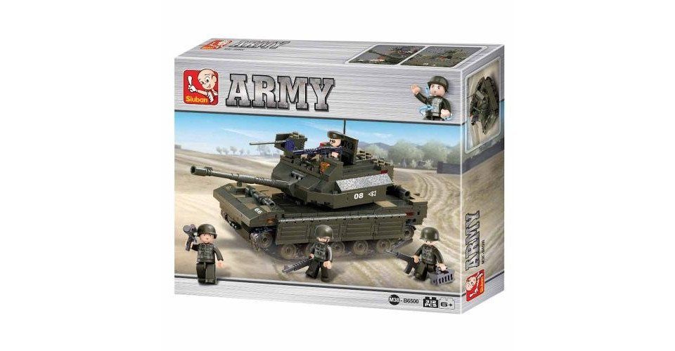 Sluban Sluban M38-B6500 - Army, Panzer II, Bausatz, Klemmbausteine Konstruktions-Spielset