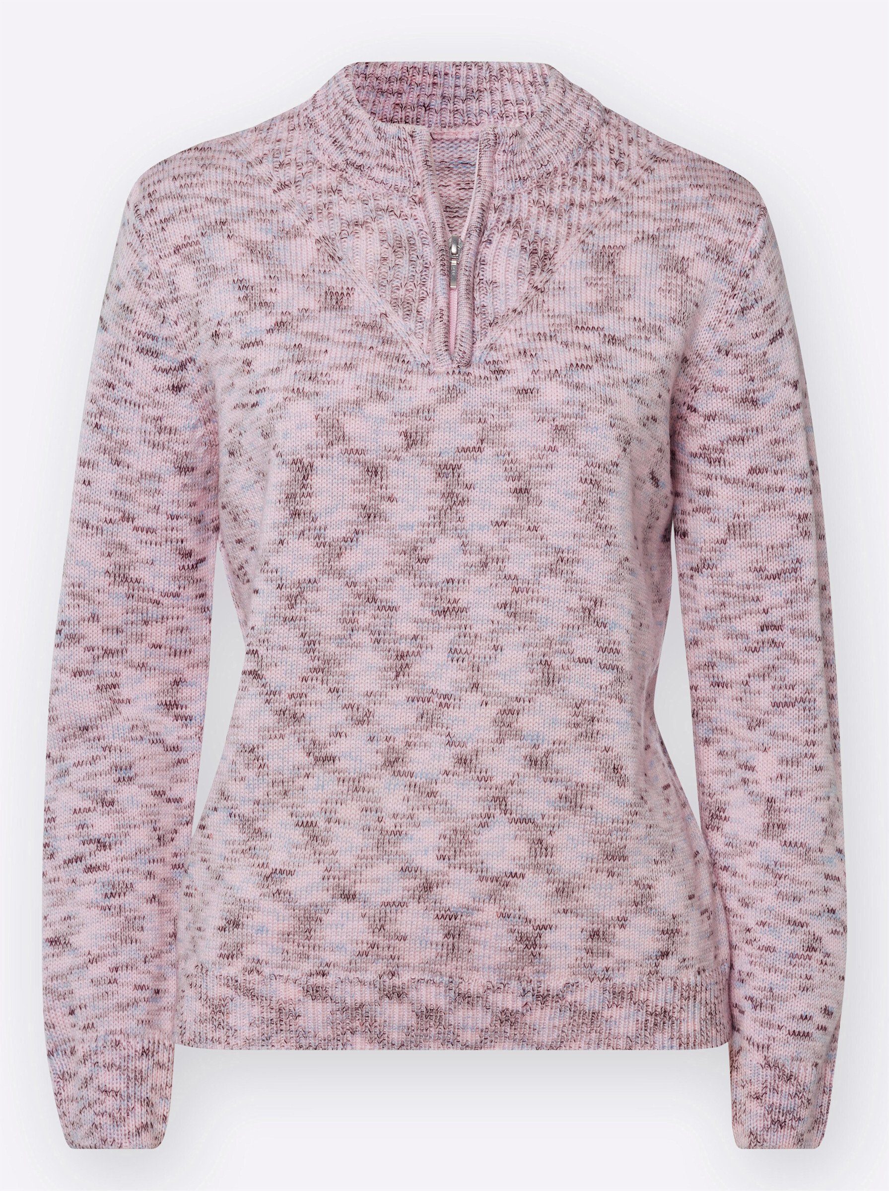 Sieh an! Strickpullover Stehkragenpullover . günstig online kaufen