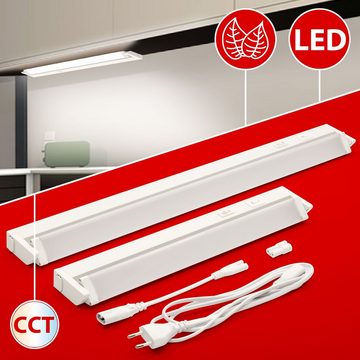 Maxkomfort LED Unterbauleuchte SERA, LED fest integriert, CCT, LED, Unterbauleuchte, Flach, Küchenleuchte, Touch, CCT