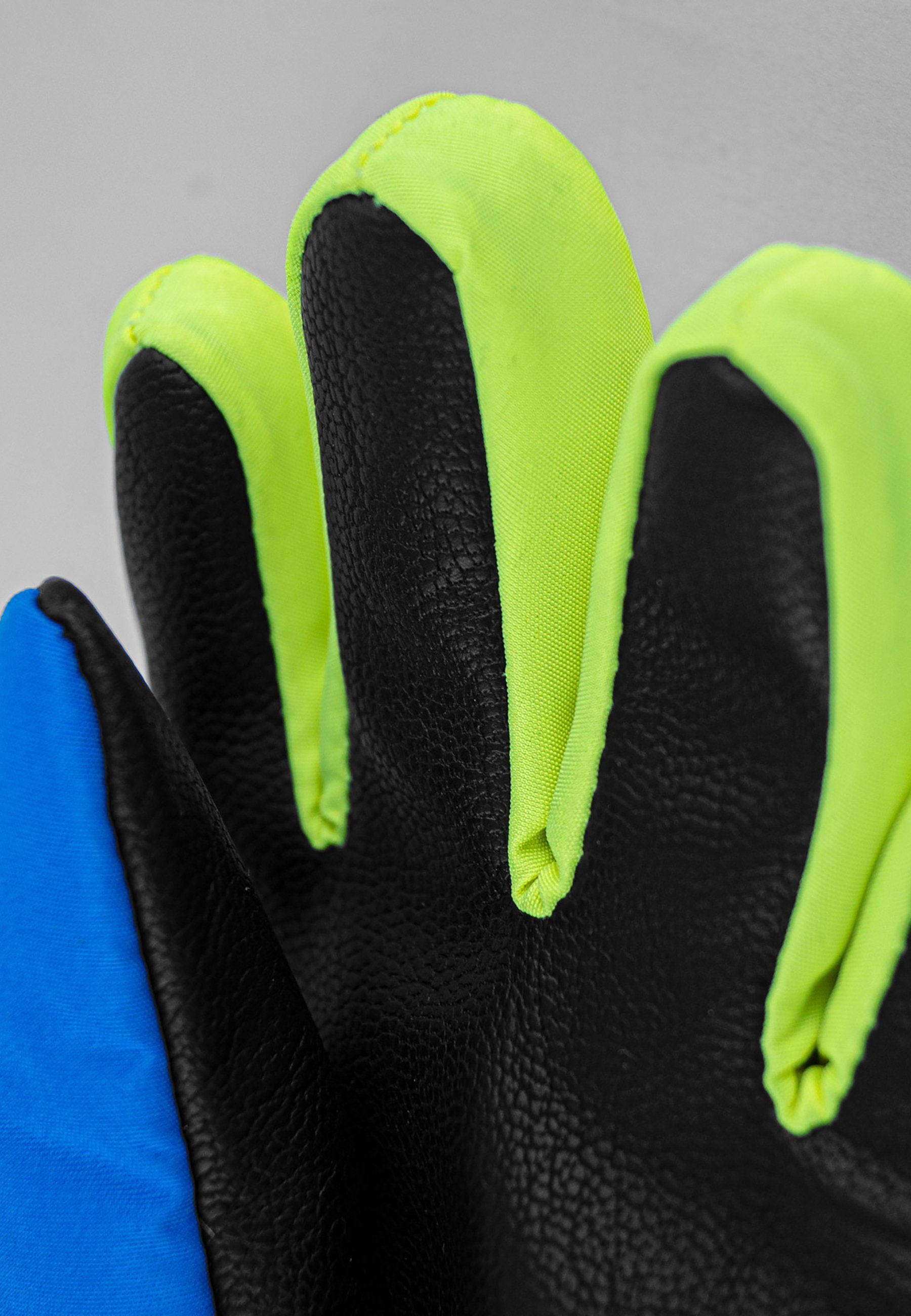 Reusch praktischer gelb-blau Ben mit Skihandschuhe Handgelenkschlaufe