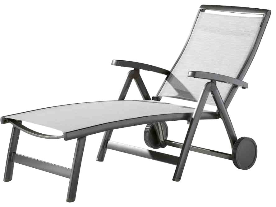 sieger EXKLUSIV Gartenliege Royal, Aluminiumgestell