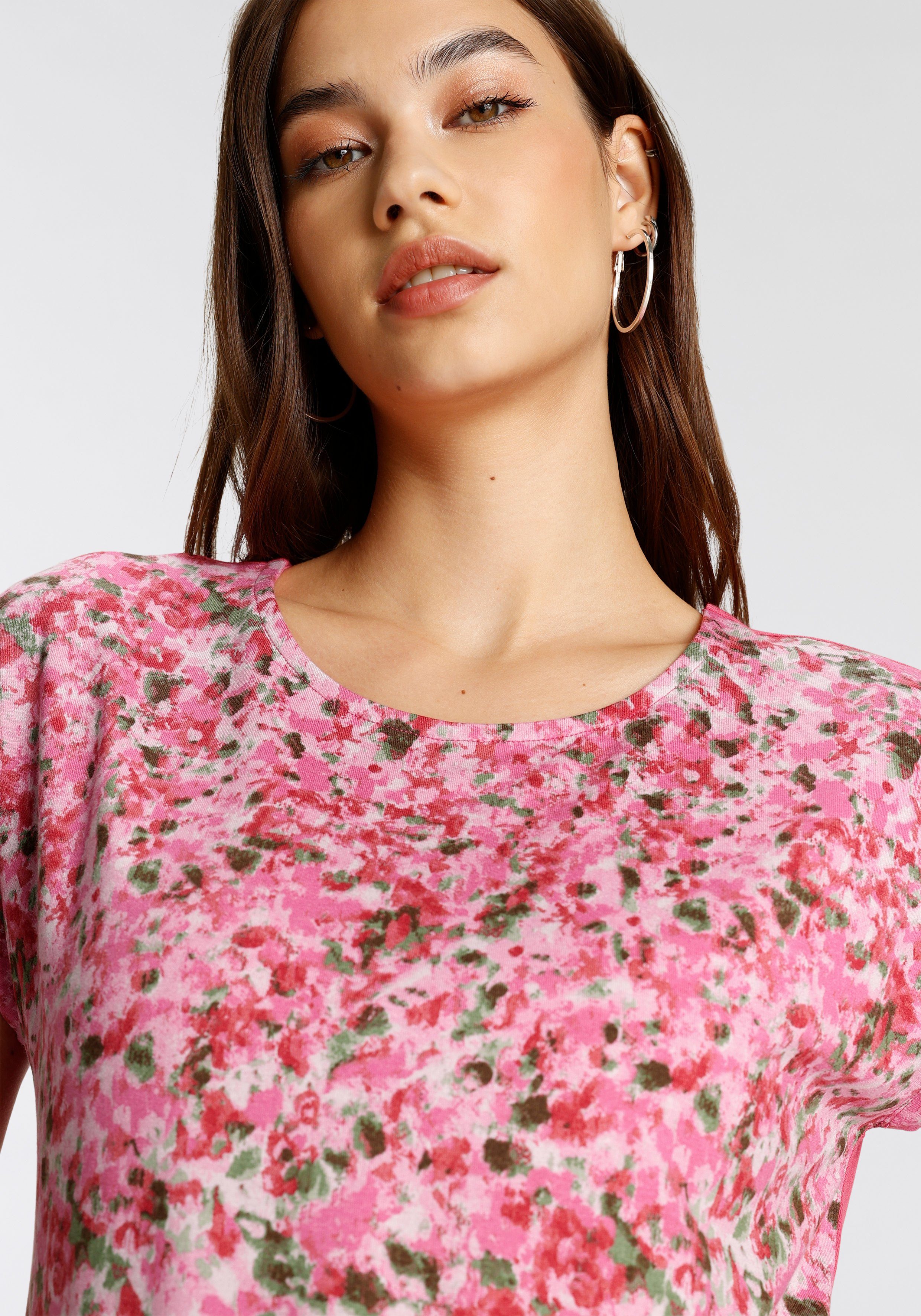 Tamaris T-Shirt in lockerer Form mit Print