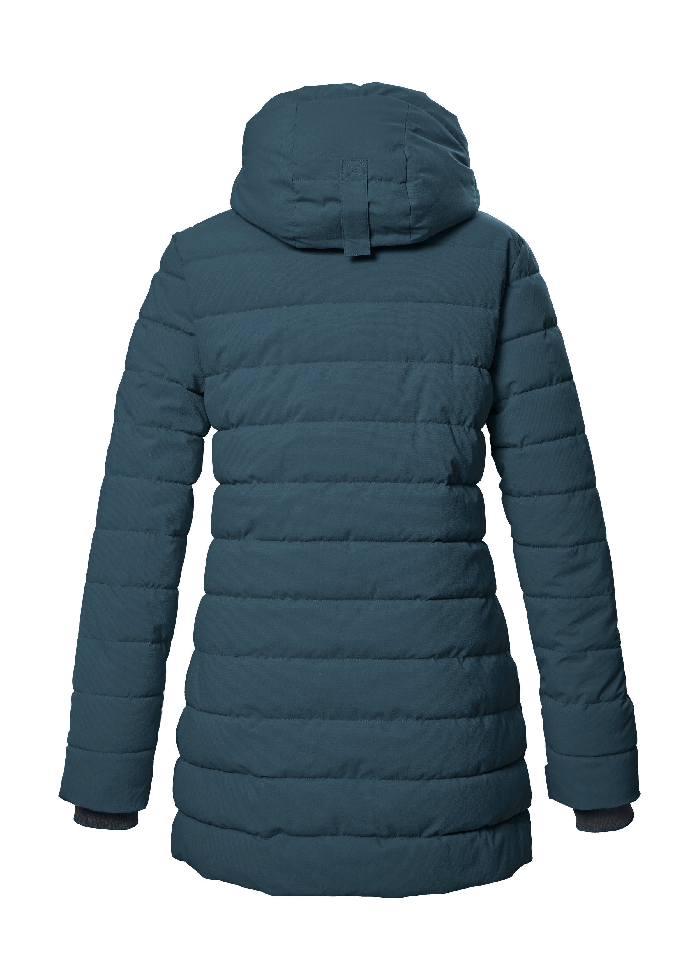 Killtec Vogar Wmn Dwnlk Ct C Parka En Duvet Avec Capuche Amovible S Rouge Vif