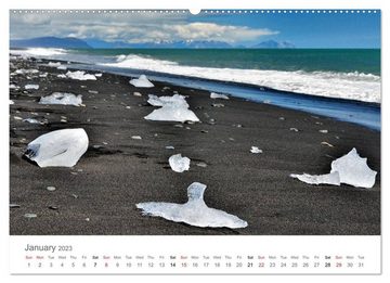 CALVENDO Wandkalender Fascinating Iceland - Calendar 2023 / UK-Edition (Premium-Calendar 2023 DIN A2 Landscape)