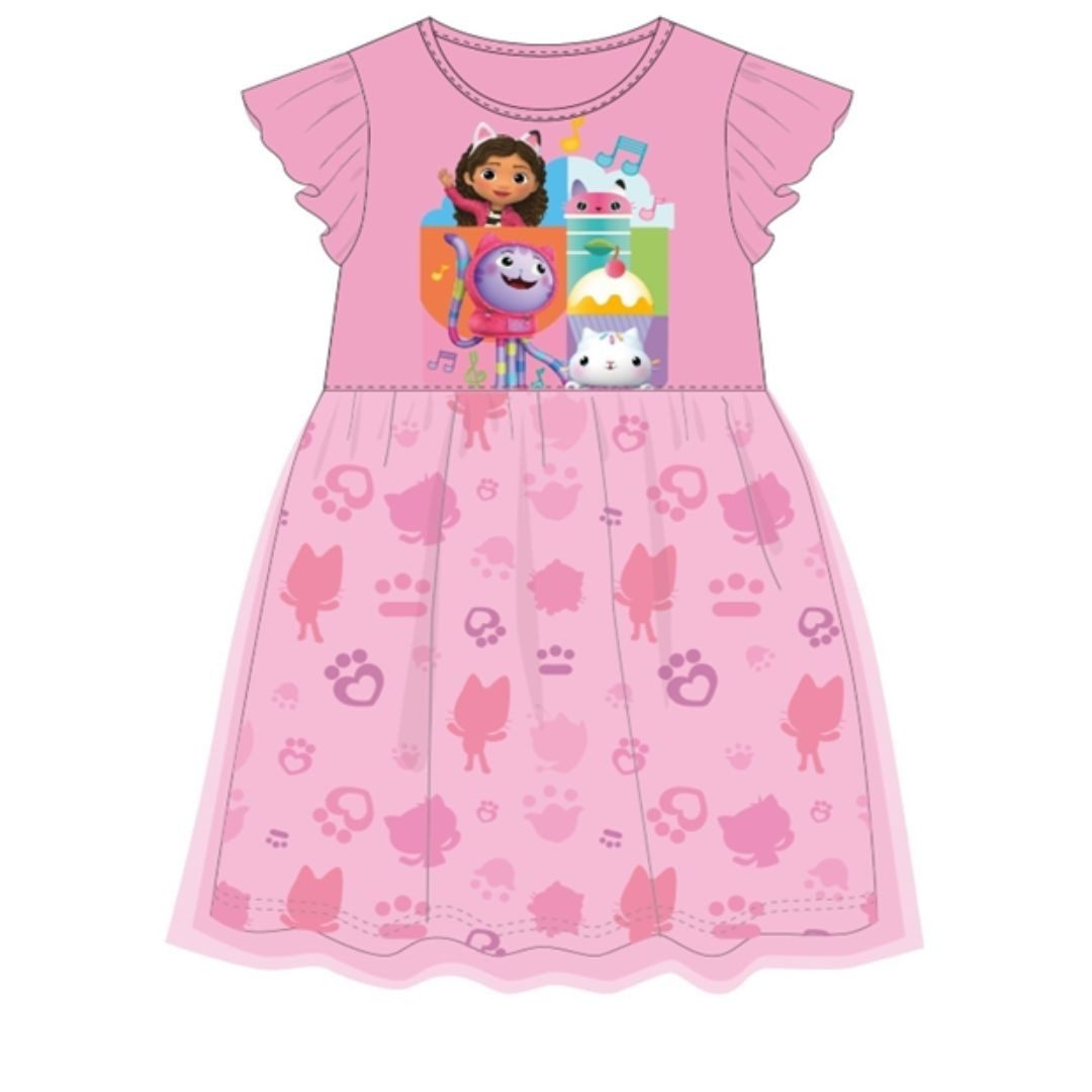 Gabby's Dollhouse Midikleid Sommerkleid & Freizeitkleid für Mädchen