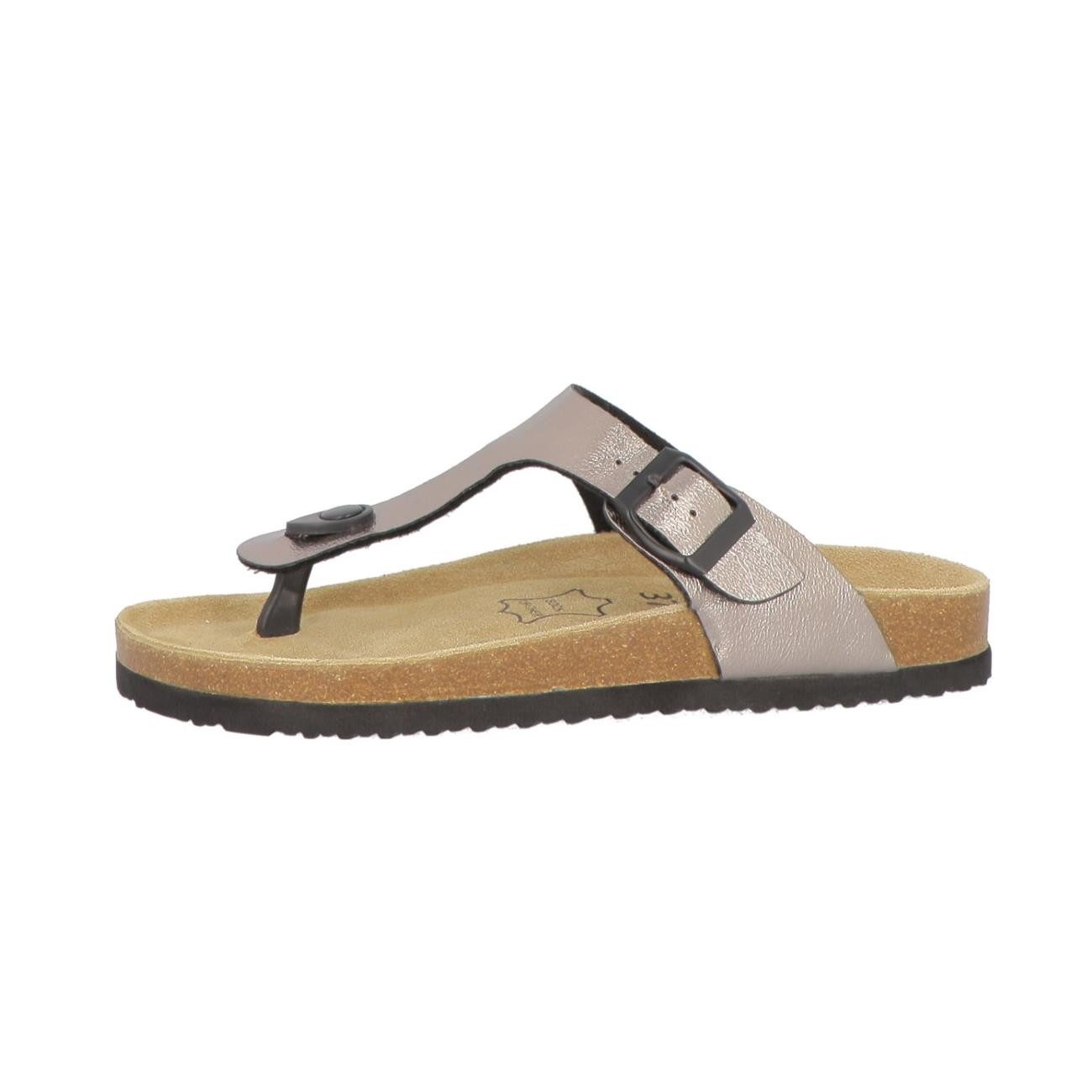 Softrelax Softrelax Damen Zehentrenner Lederfussbett silber EUR 38 Zehentrenner