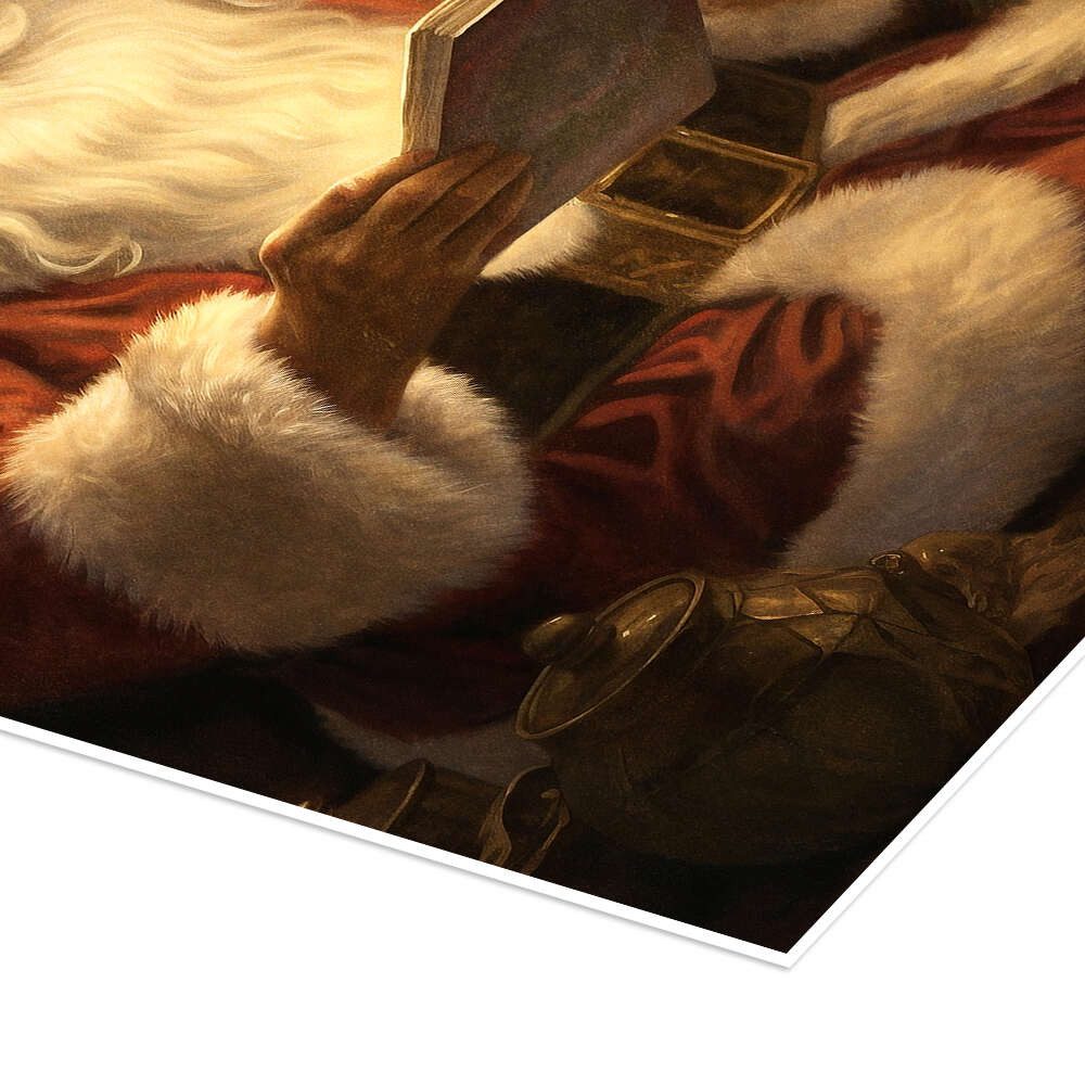 Posterlounge Wandbild Erzähl mir ein Märchen, Santa Claus, Olga Telnova, erhältlich als Poster, Leinwandbild, Wandsticker oder Acrylglasbild