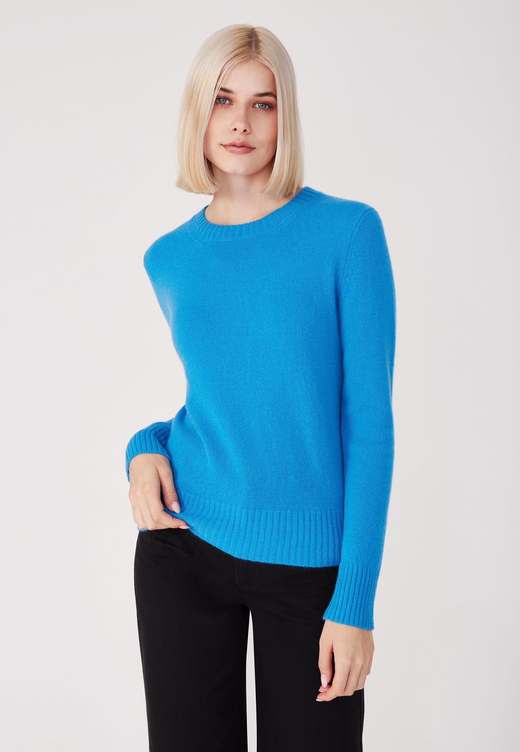 Style & Kaschmirpullover Republic Kaschmirpullover blue fancy