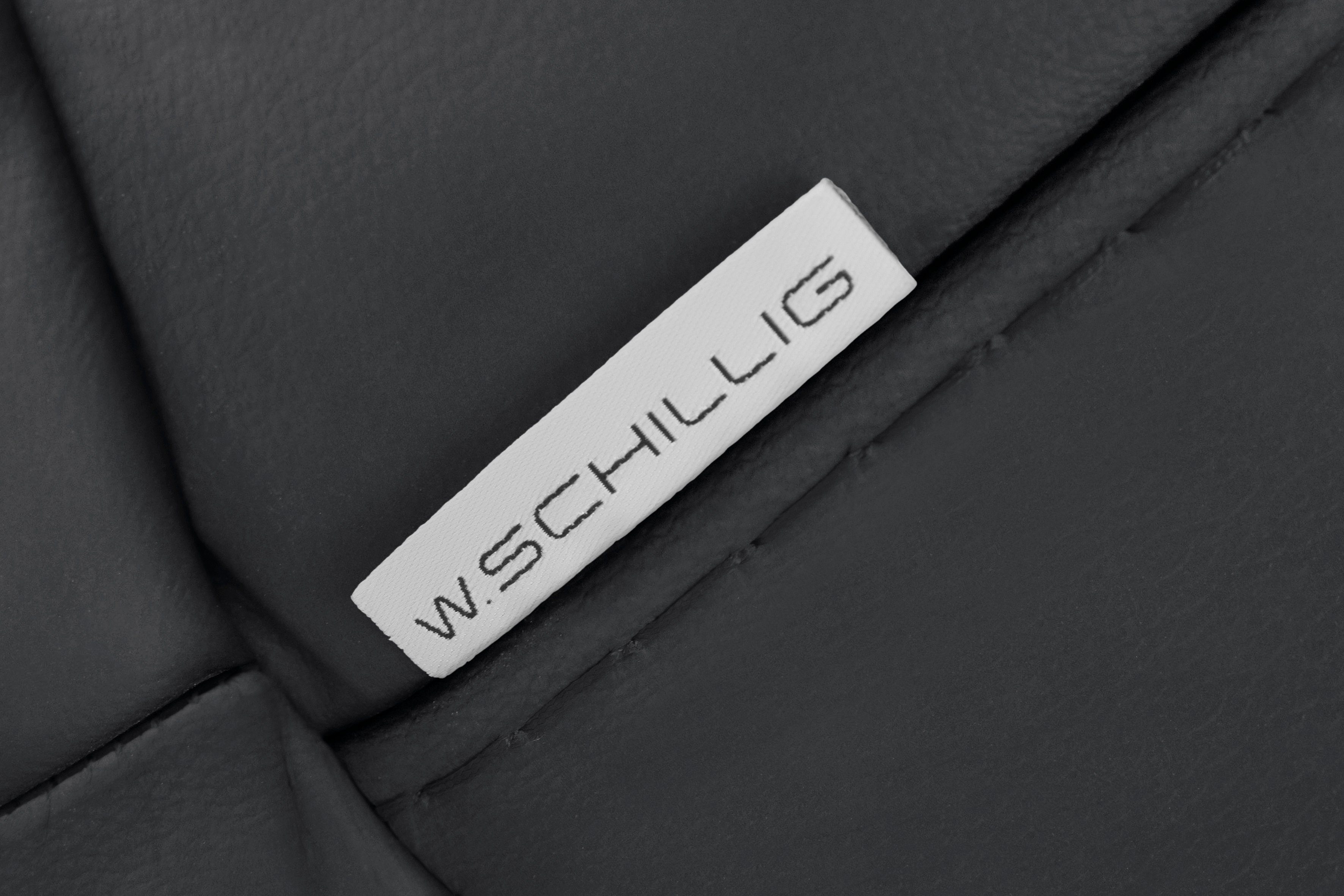 W.SCHILLIG 2,5-Sitzer montanaa, mit Metallkufen Silber 212 Breite in matt, cm