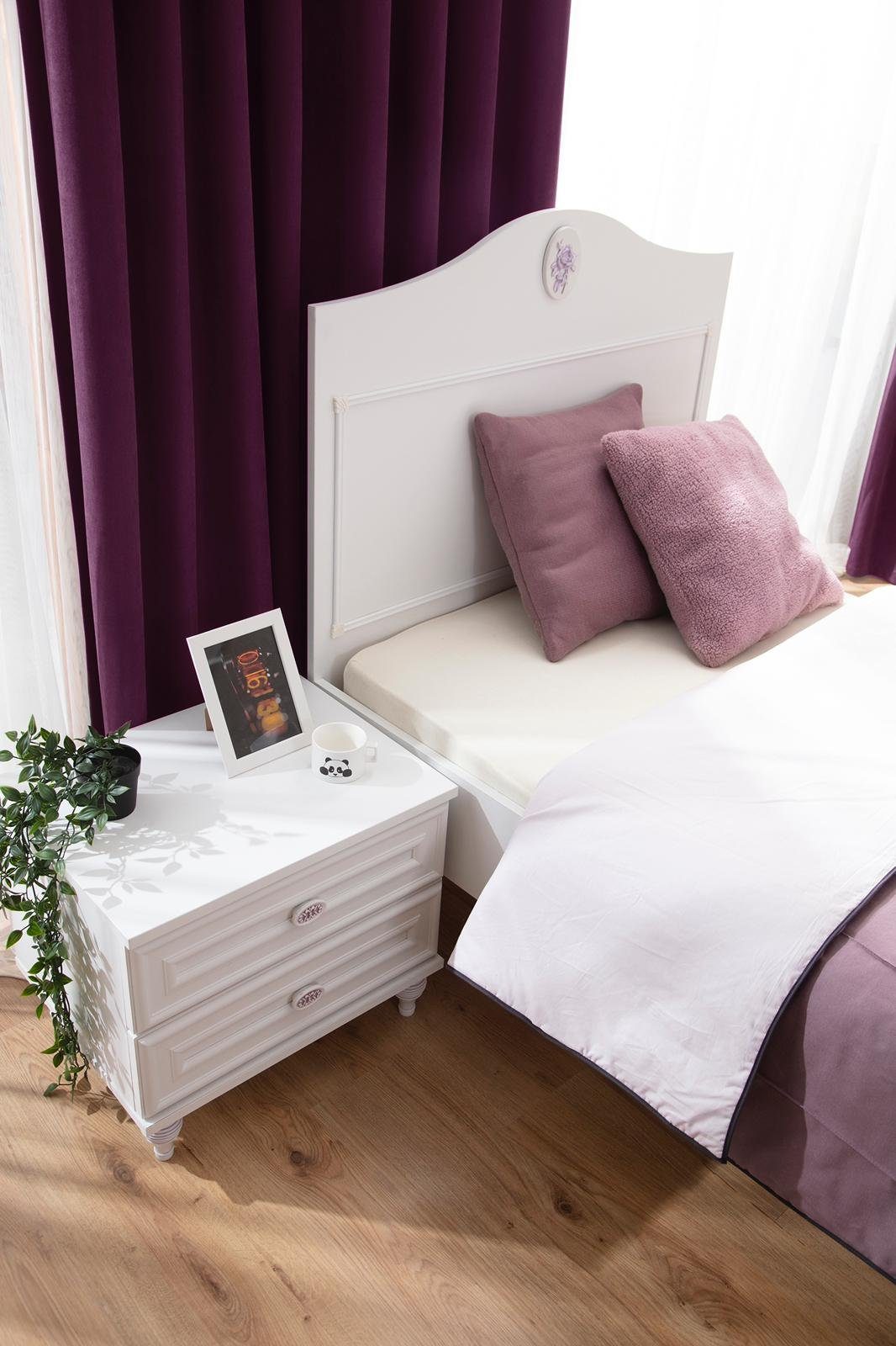 Kapa Möbel Schlafzimmer-Set Bianca in weiss Landhausstil