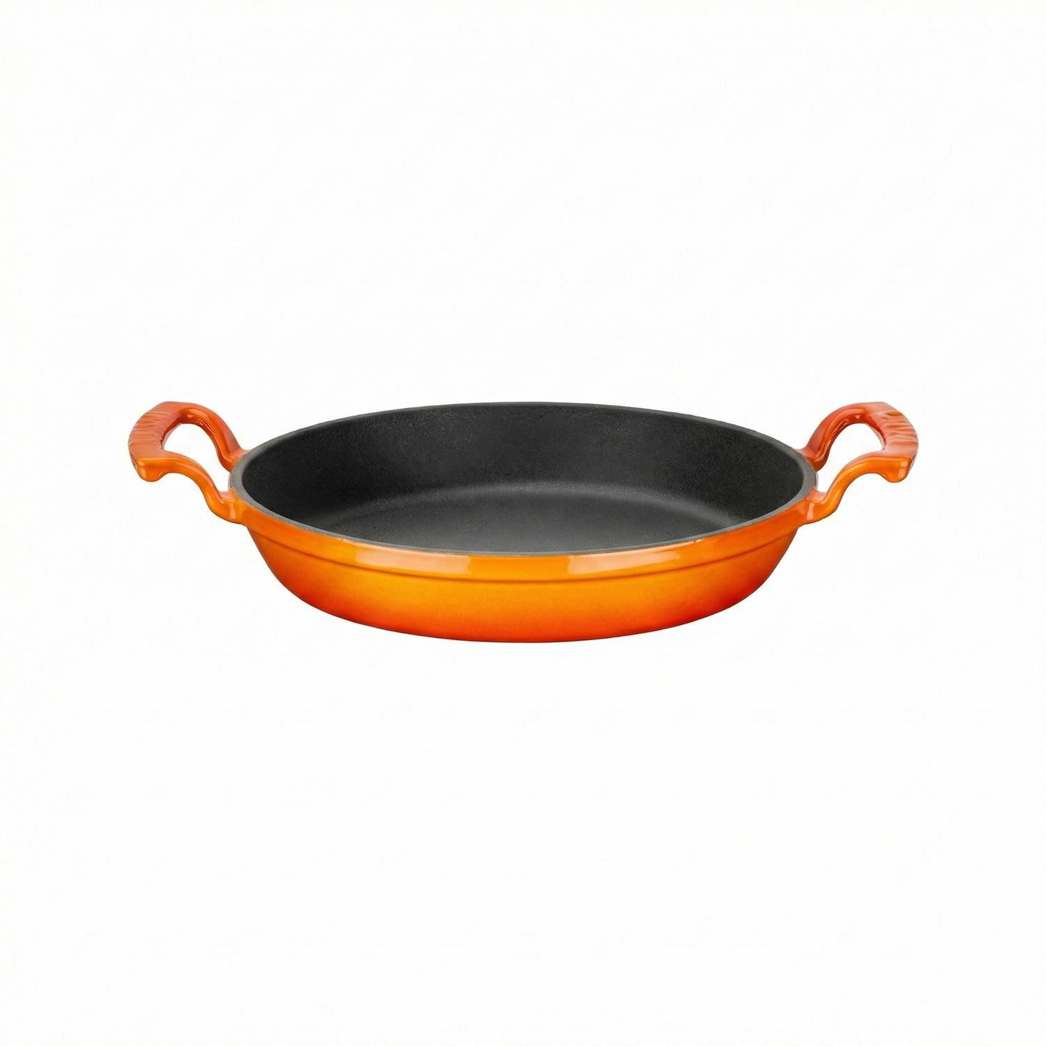 LAVA Bratpfanne LAVA Gusseisen Servierpfanne emailliert, Ø 20 cm, 0,83 Liter, Gusseisen (1-tlg), emailliertes Gusseisen, backofengeeignet