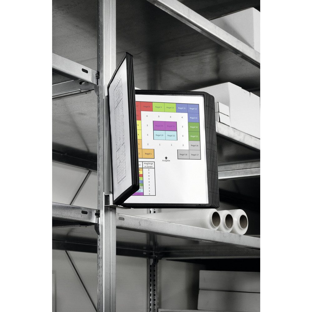 DURABLE Magnettafel Durable 591801 Sichttafel Schwarz (B x H x T) 325 x 390 x 260 mm DIN A