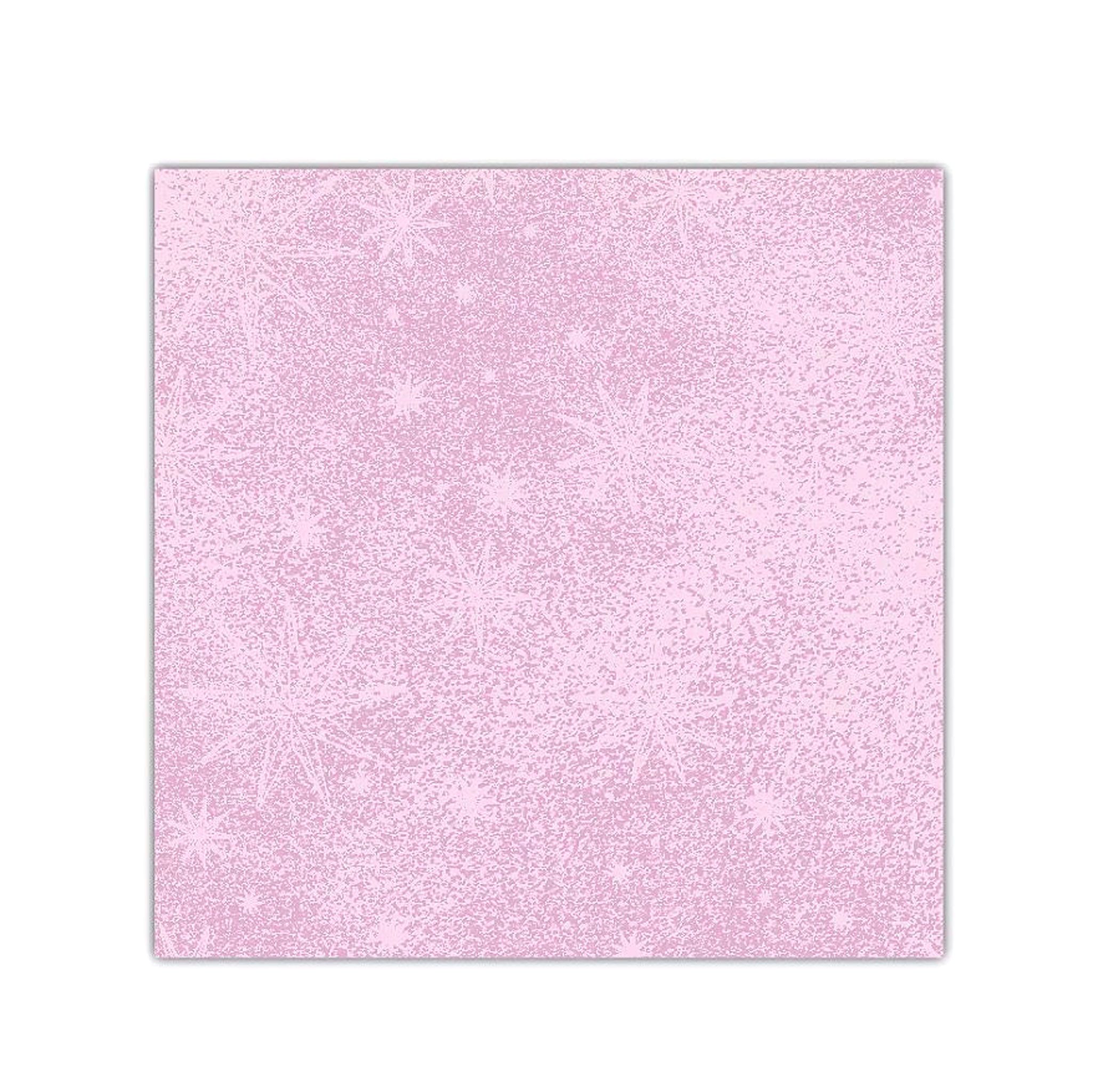 AVA Papierserviette, Servietten stoffähnlich 40x40cm mit Sternen 25 Stück Rosa