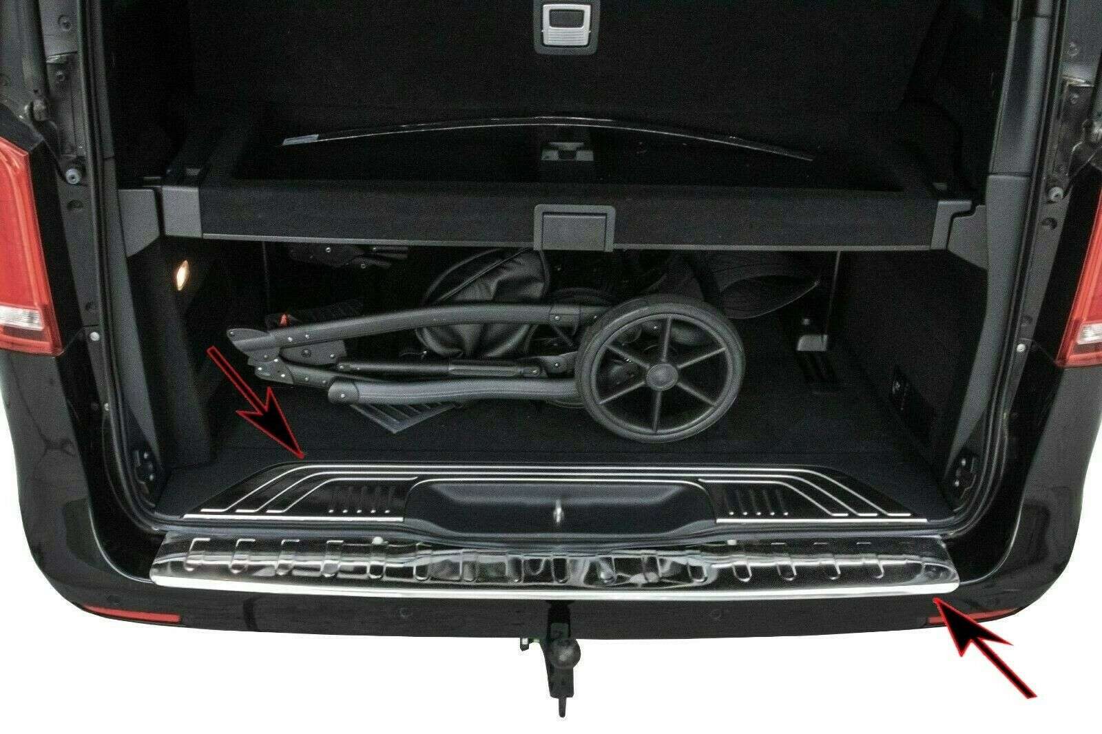 Ladekantenschutz für MERCEDES VITO V-KLASSE W447 INNEN AUSSEN Stoßstangenschutz