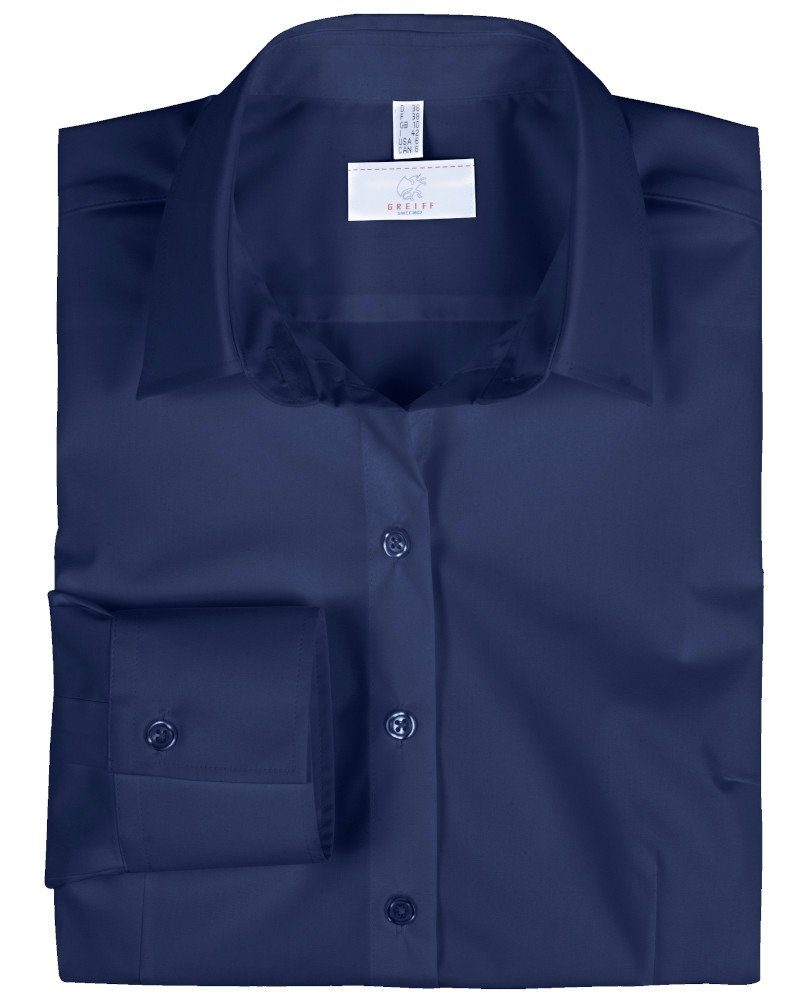 GREIFF Langarmbluse 6510 BASIC Slim Fit günstig online kaufen