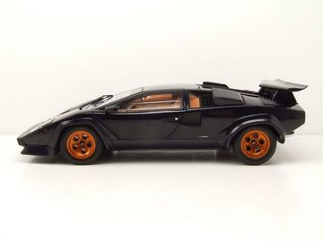 Kyosho Modellauto Lamborghini Countach dunkelblau Walter Wolf Modellauto 1:18 Kyosho, Maßstab 1:18