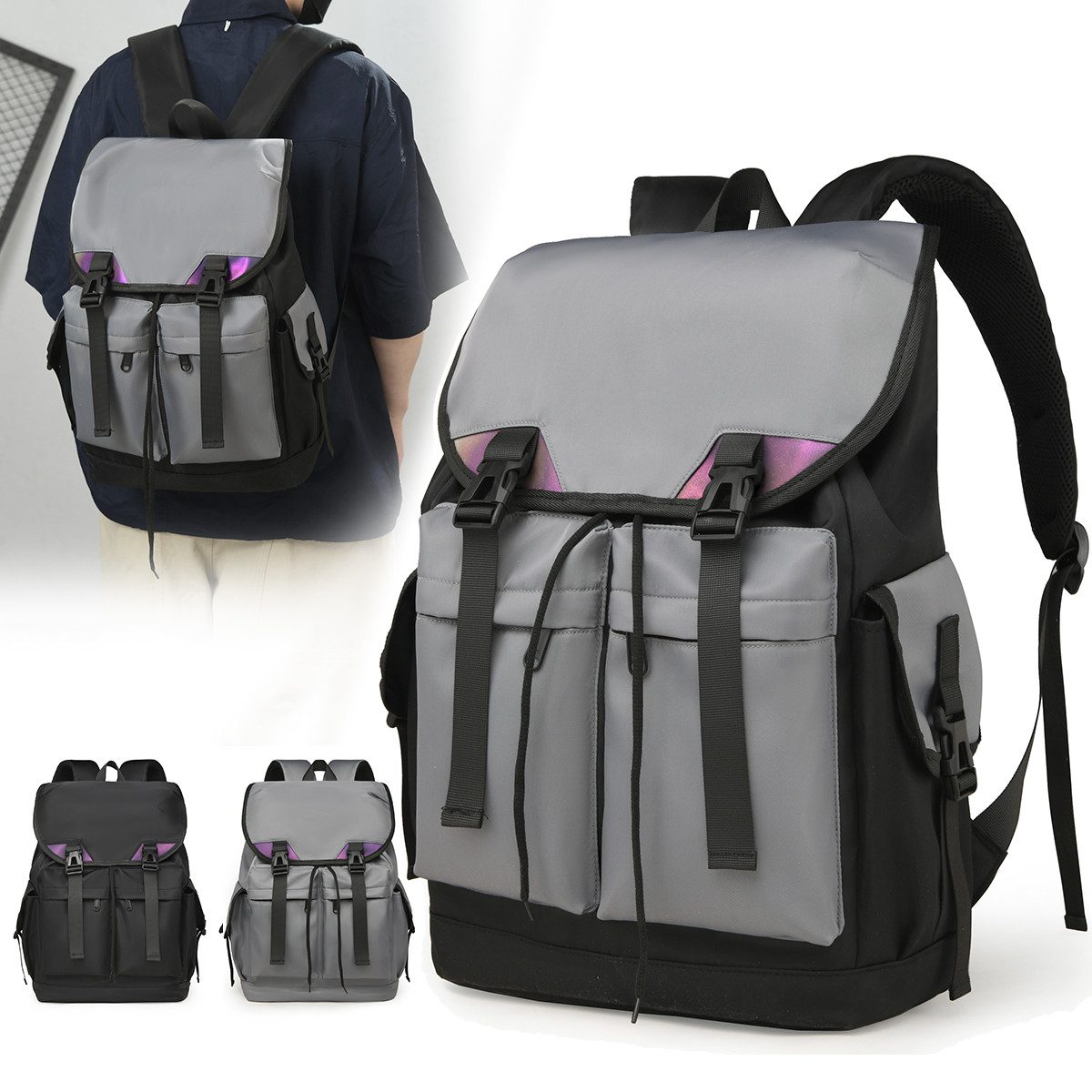 Tourenrucksack Reiserucksack Rucksack Laptop Casual Daypack für Damen & Herren
