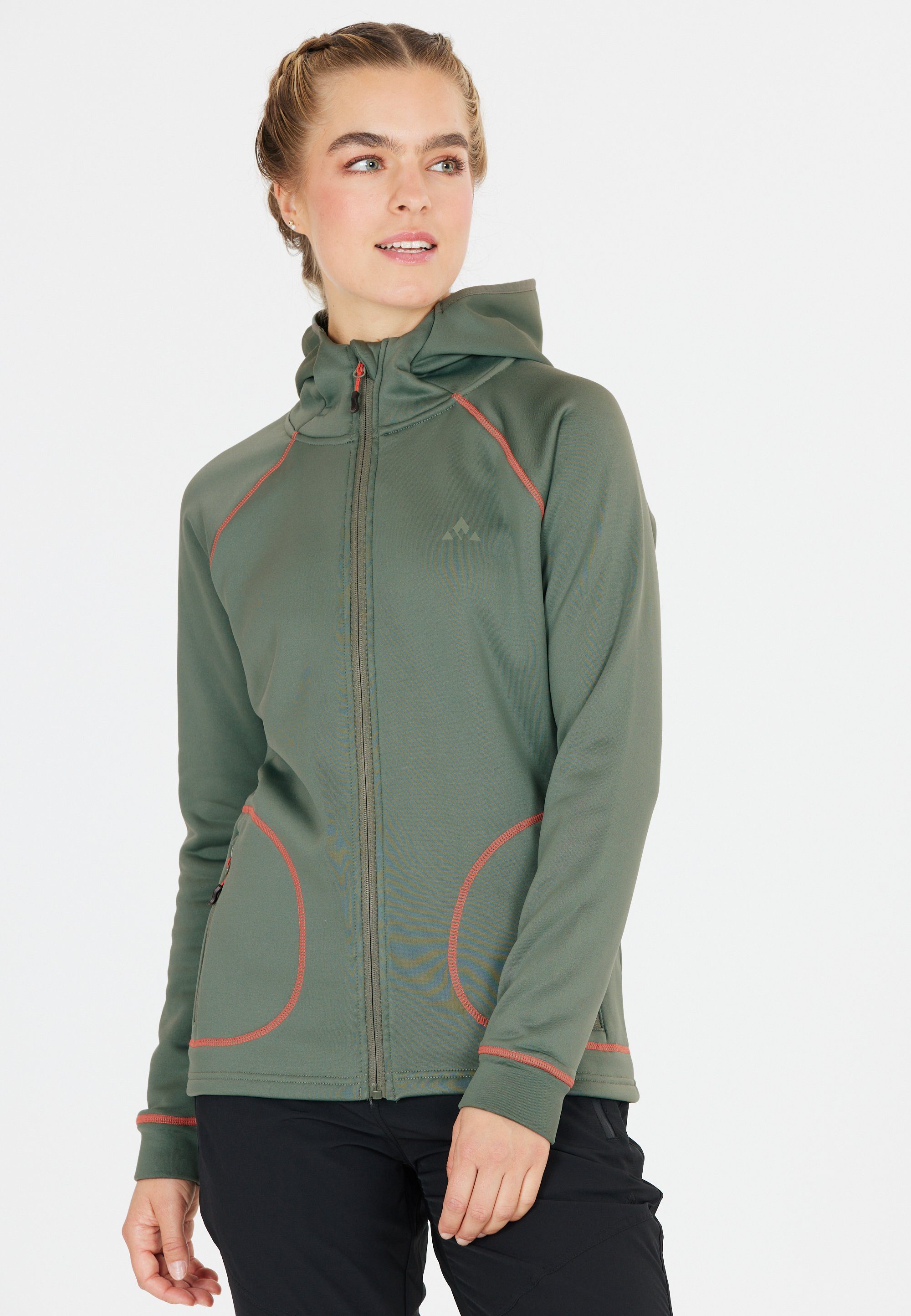 WHISTLER Fleecejacke grün Tracker mit Powerstretch-Technologie