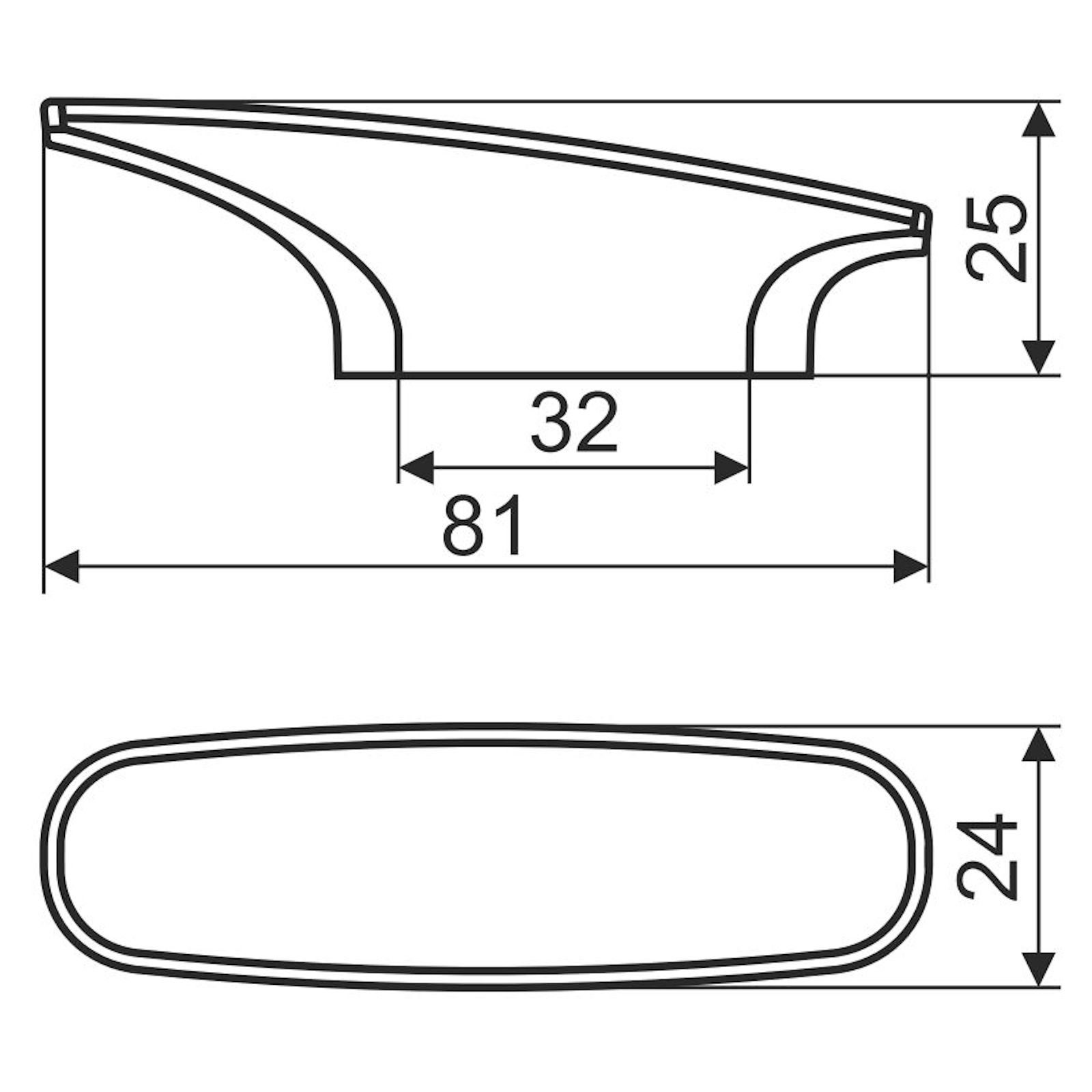 SO-TECH® Möbelgriff Schrauben Griff Schubladengriff Schrankgriff incl. mm Schrauben, - 32 BA incl. I - RAINBOW Colorgriff MINI