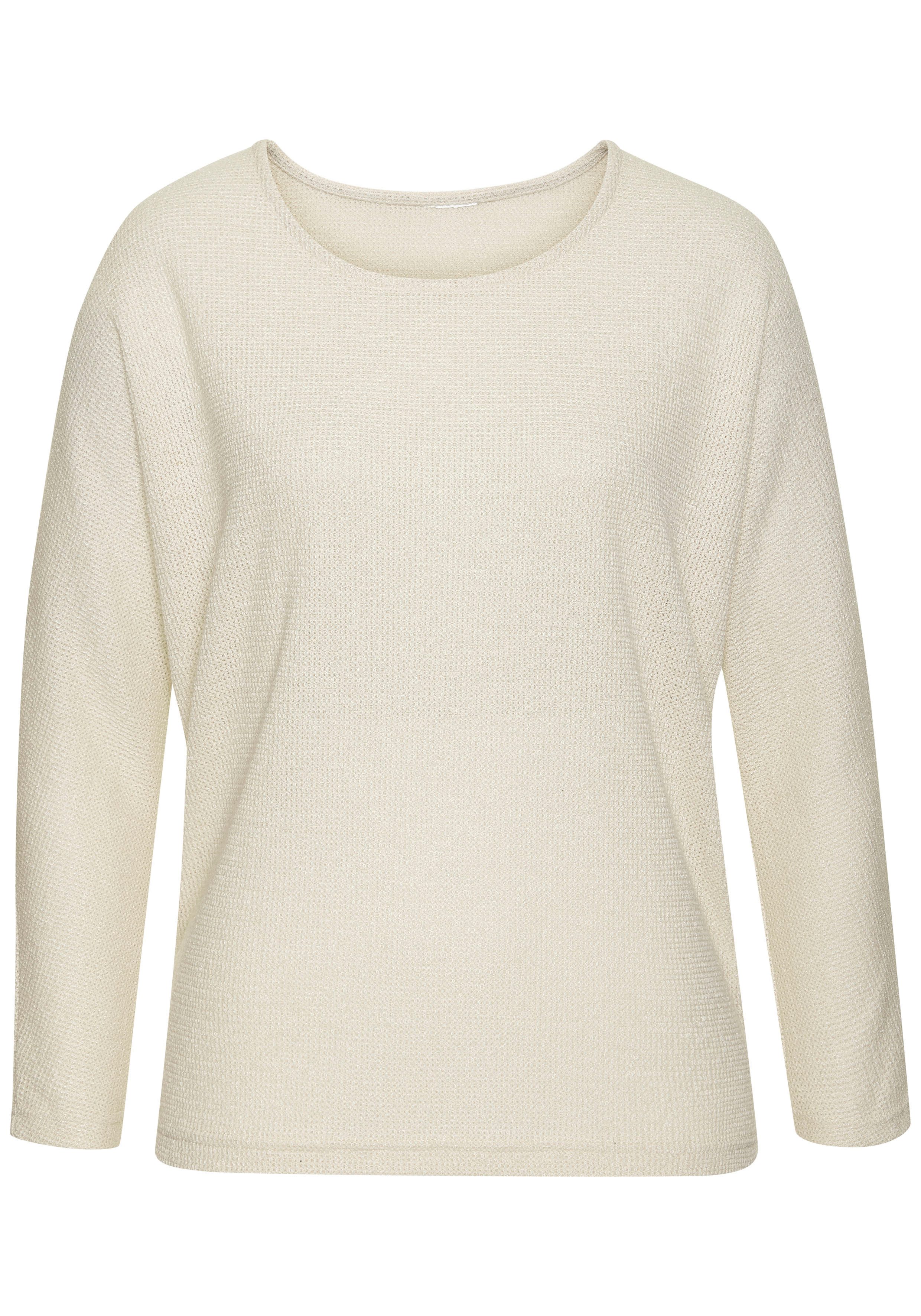 Vivance by Lascana Langarmshirt aus Strukturstrick aus bügelfreier Qualität – Bild 2 von 5