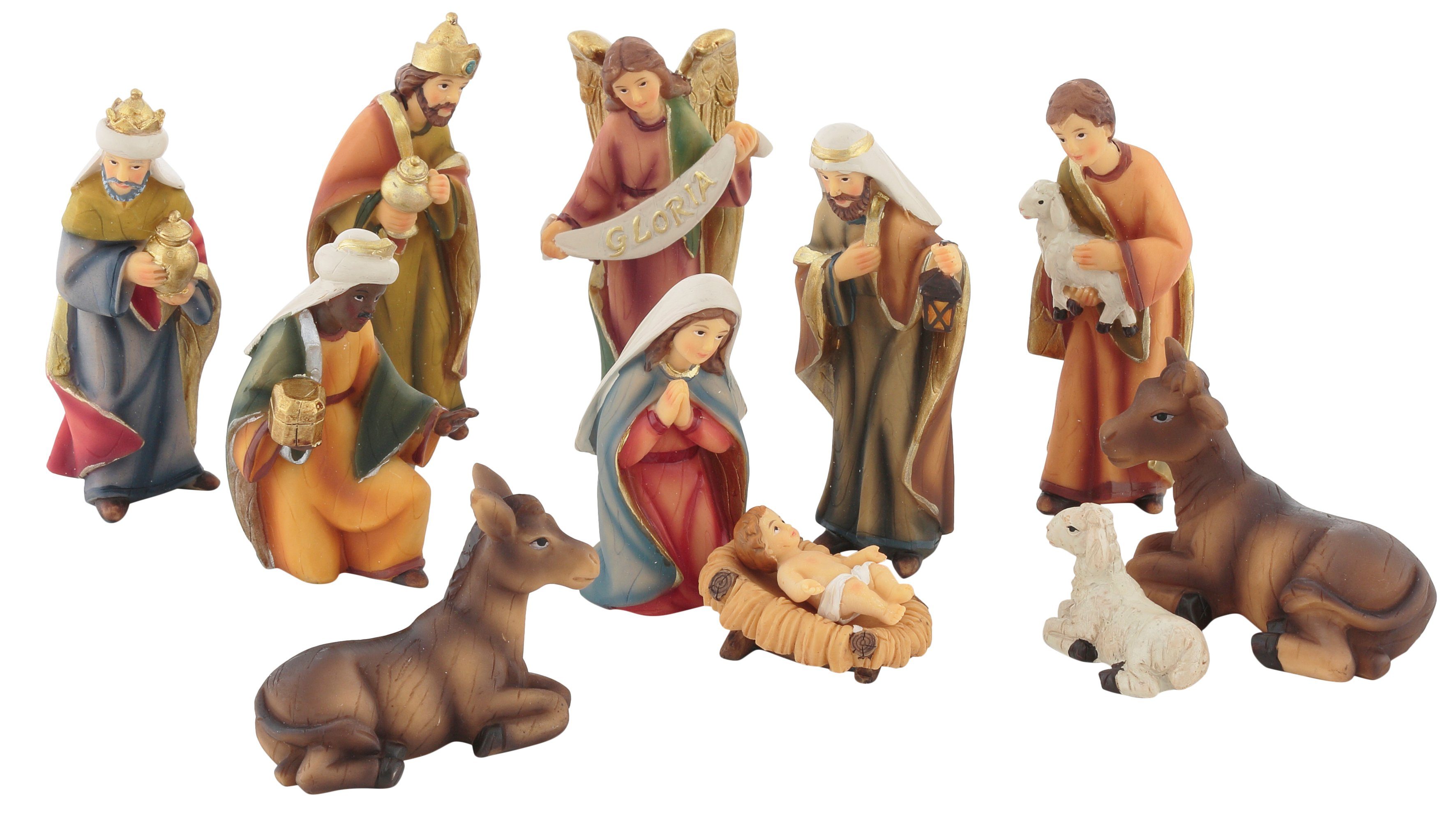 my home Krippenfigur (Set, 11 Stück), aus Polyresin, Höhe 811 cm