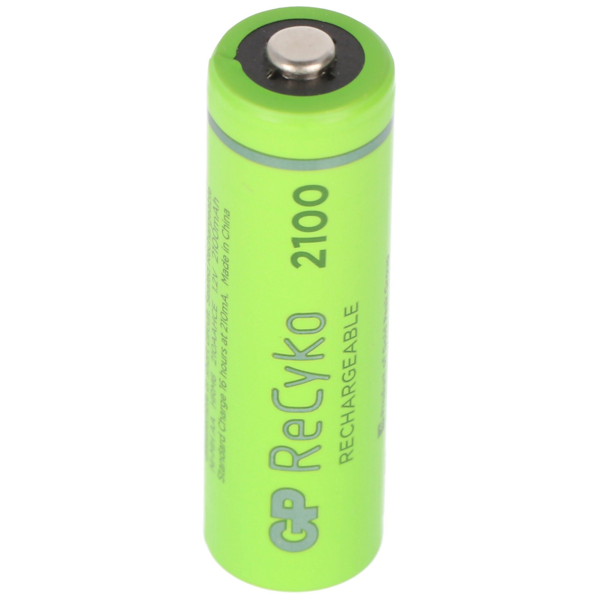 GP Batteries AA Mignon Akku GP NiMH 2100 mAh ReCyko 1,2V 8 Stück Akku 2100 mAh (1,2 V)